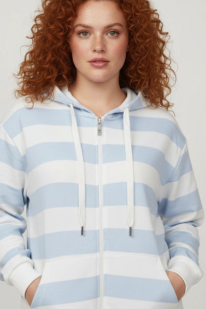 Kapuzenpullover mit Reißverschluss
