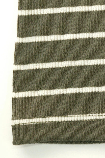 Gestreiftes Boot-Ausschnitt-Oberteil