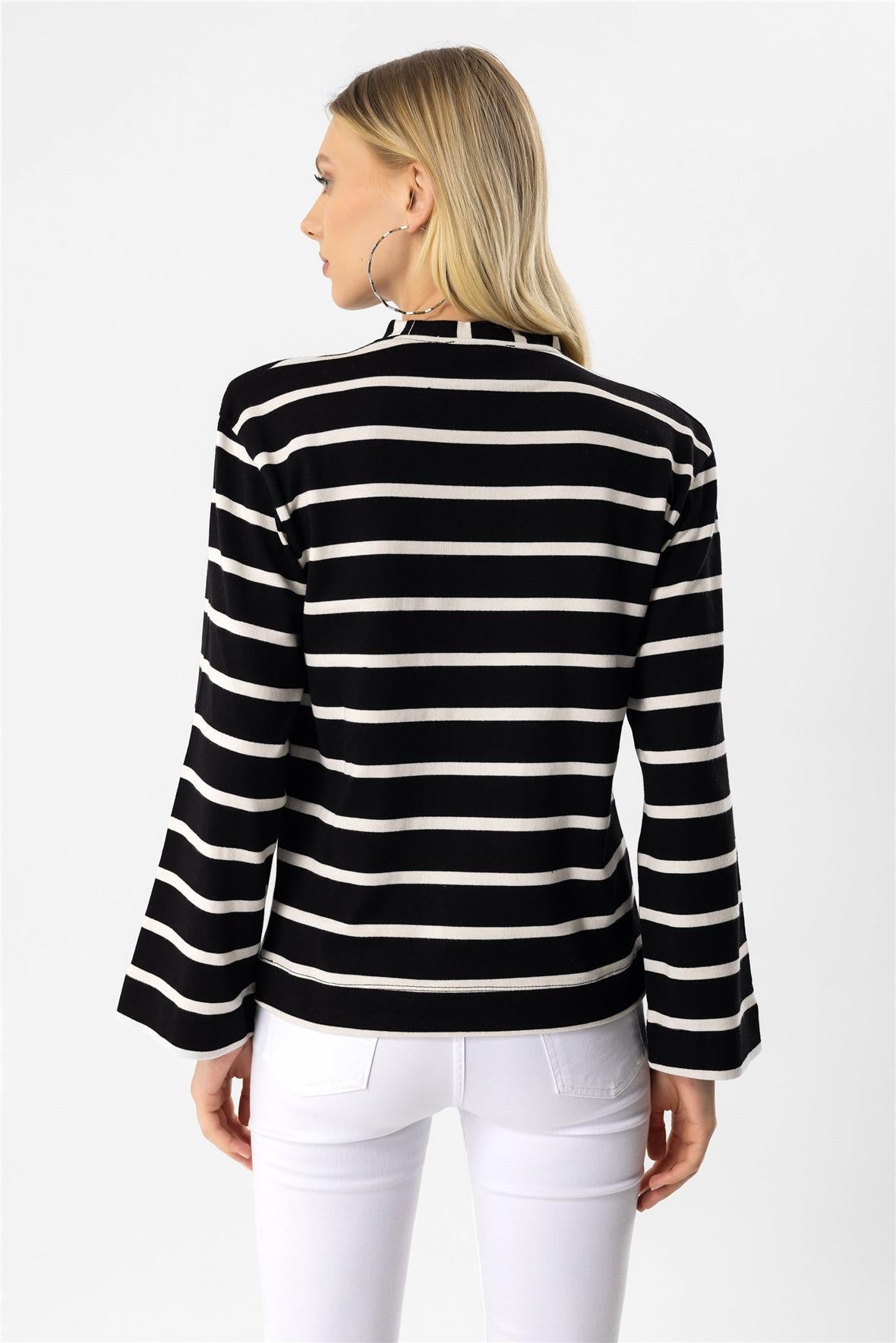 Gestreiftes Sweatshirt