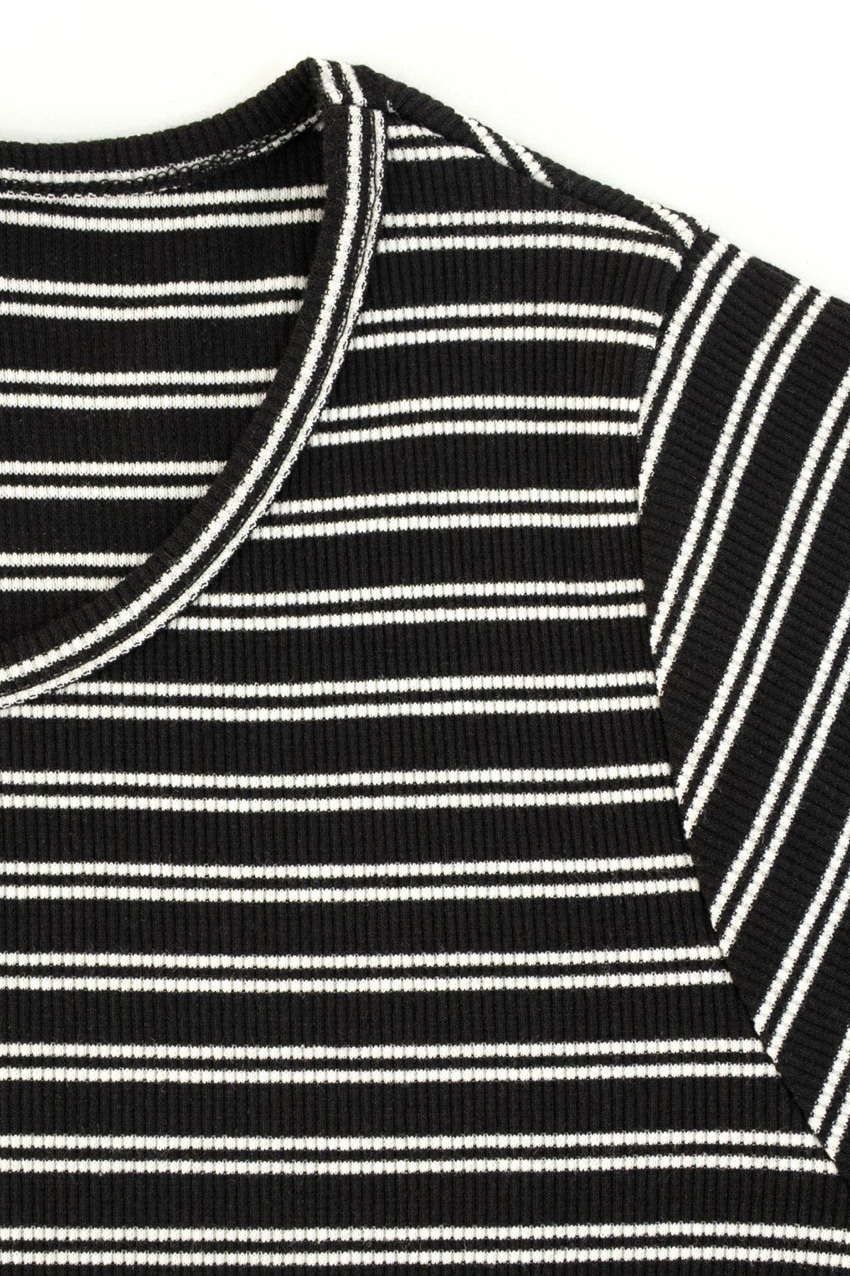 Gestreifte Weiche Tunika-Bluse