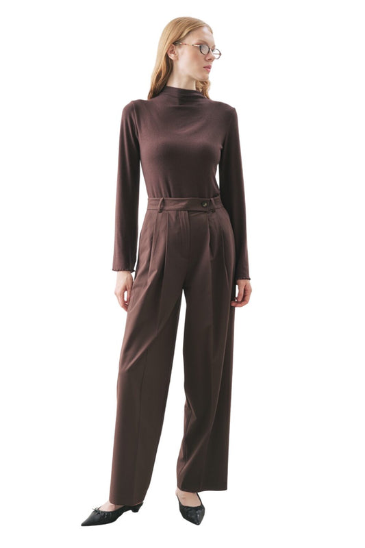 KLASSISCHE FALTENHOSE SCHWARZ