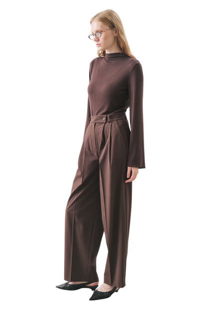 KLASSISCHE FALTENHOSE SCHWARZ
