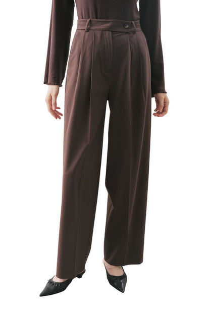 KLASSISCHE FALTENHOSE SCHWARZ