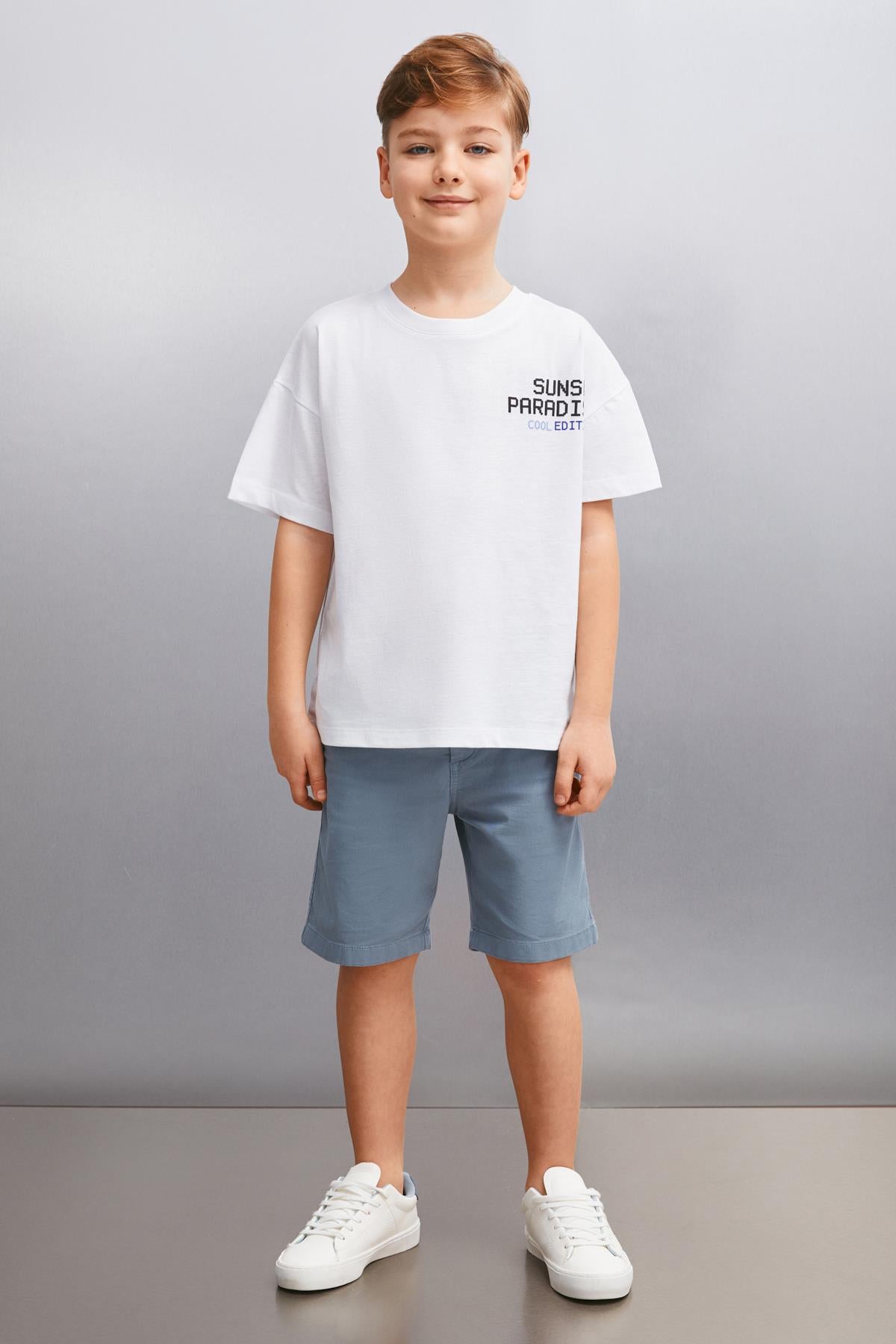 GRIMELANGE CLEMENT Jungen T-Shirt Weiß