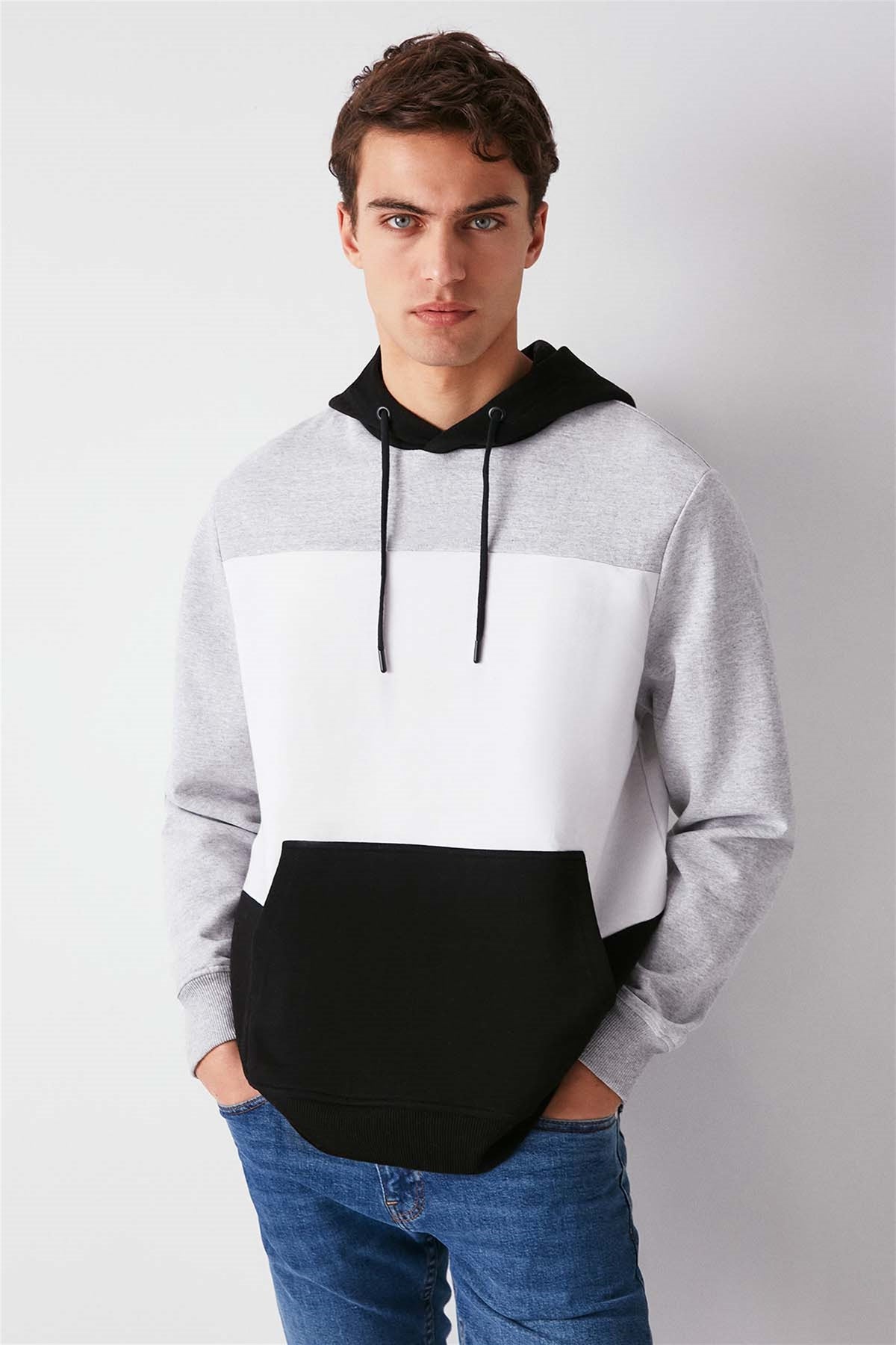 GRIMELANGE CLYDE Herren Komfort Sweatshirt Schwarz