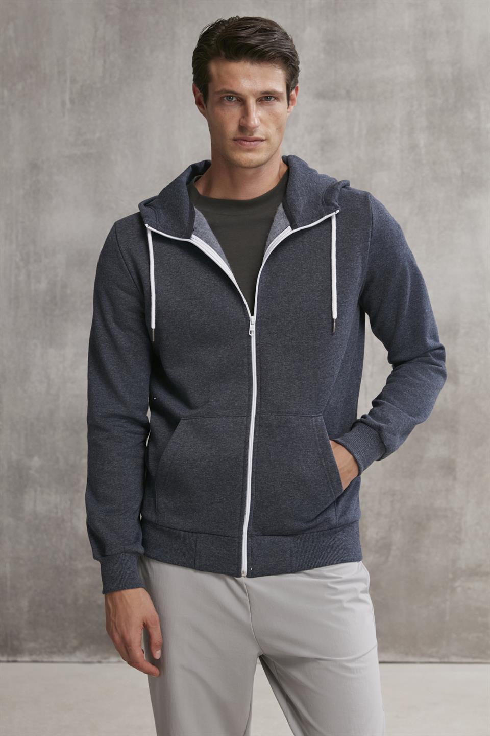 GRIMELANGE CORE Herren Komfort Sweatshirt Marineblau