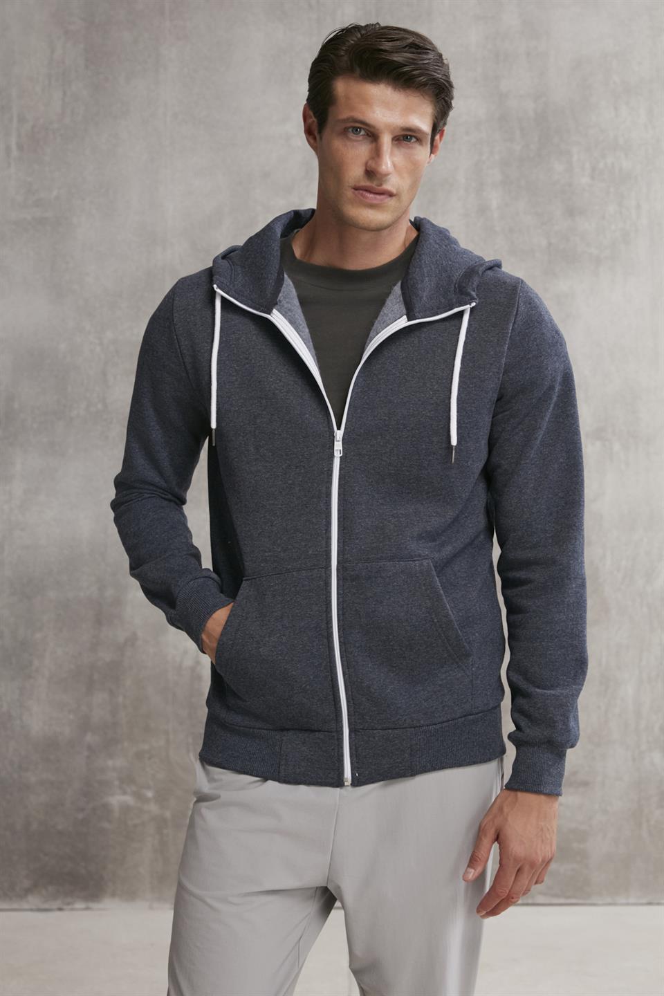 GRIMELANGE CORE Herren Komfort Sweatshirt Marineblau