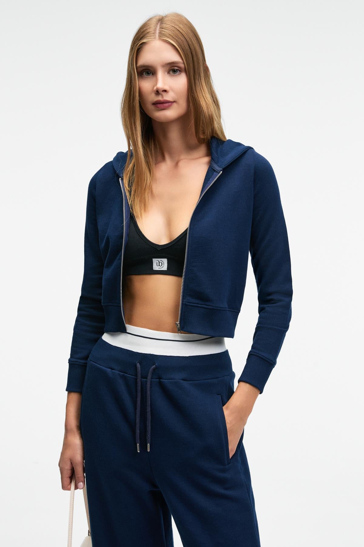 COSIMA Damen Crop-Hoodie