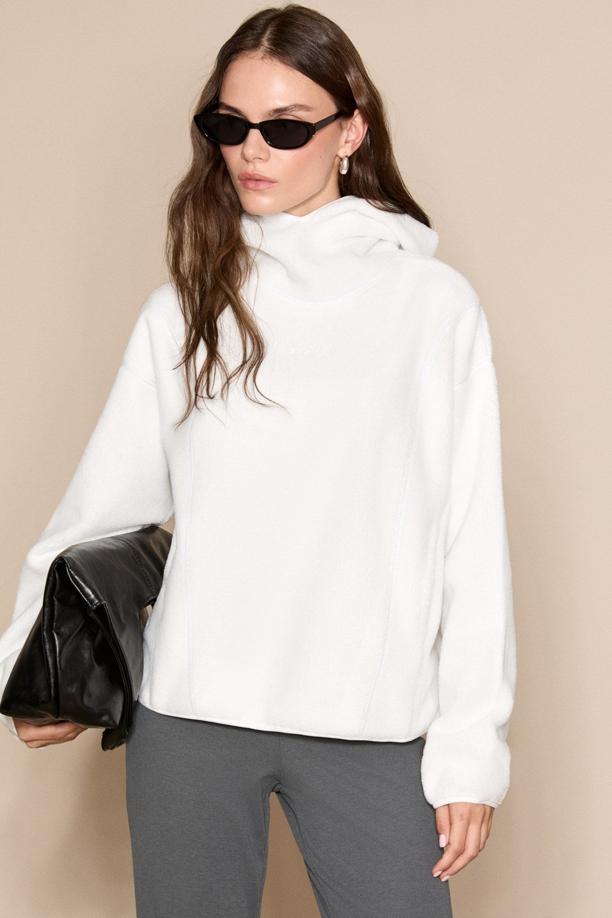 CRANS Damen Hoodie Fleece Sweatshirt