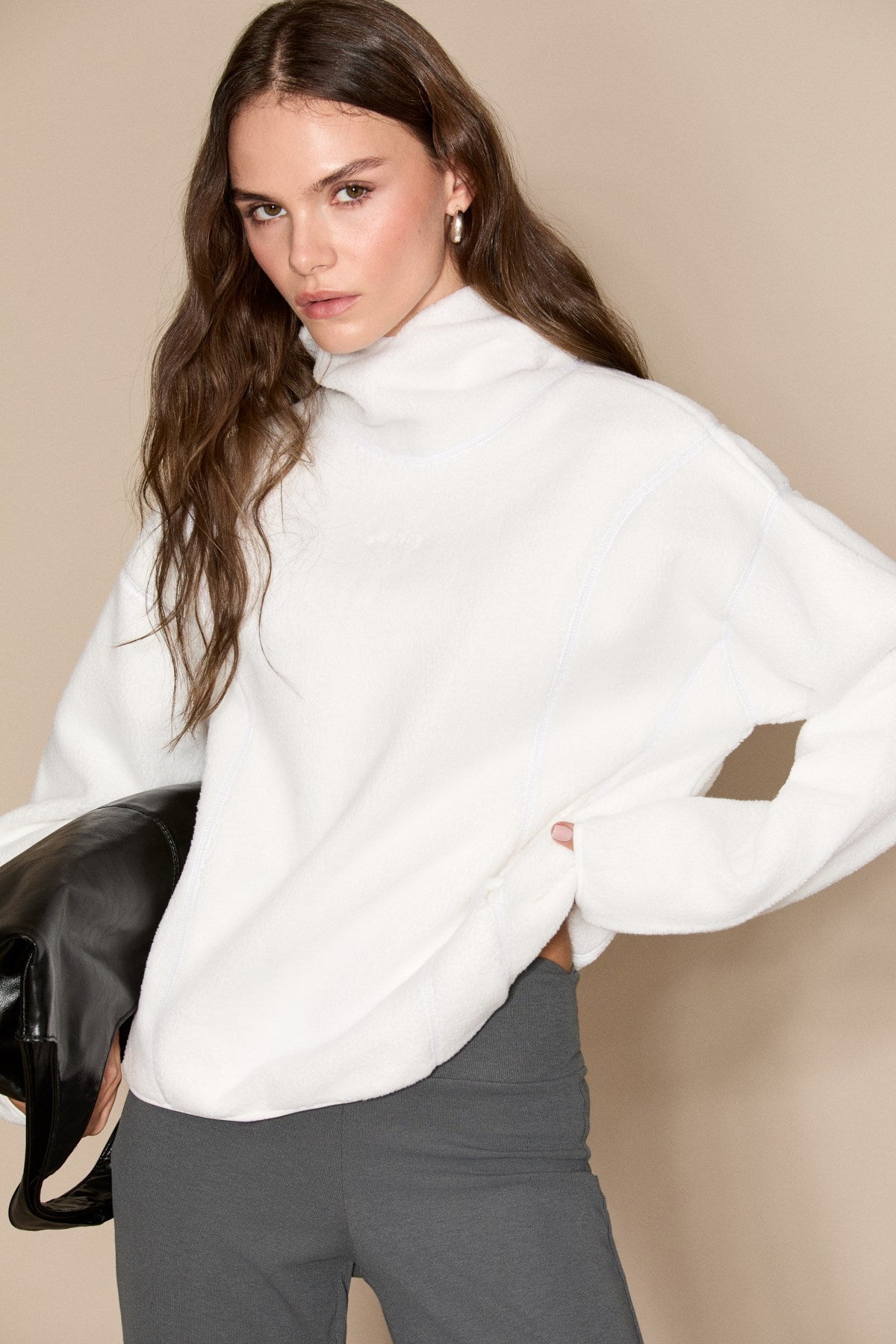 CRANS Damen Hoodie Fleece Sweatshirt