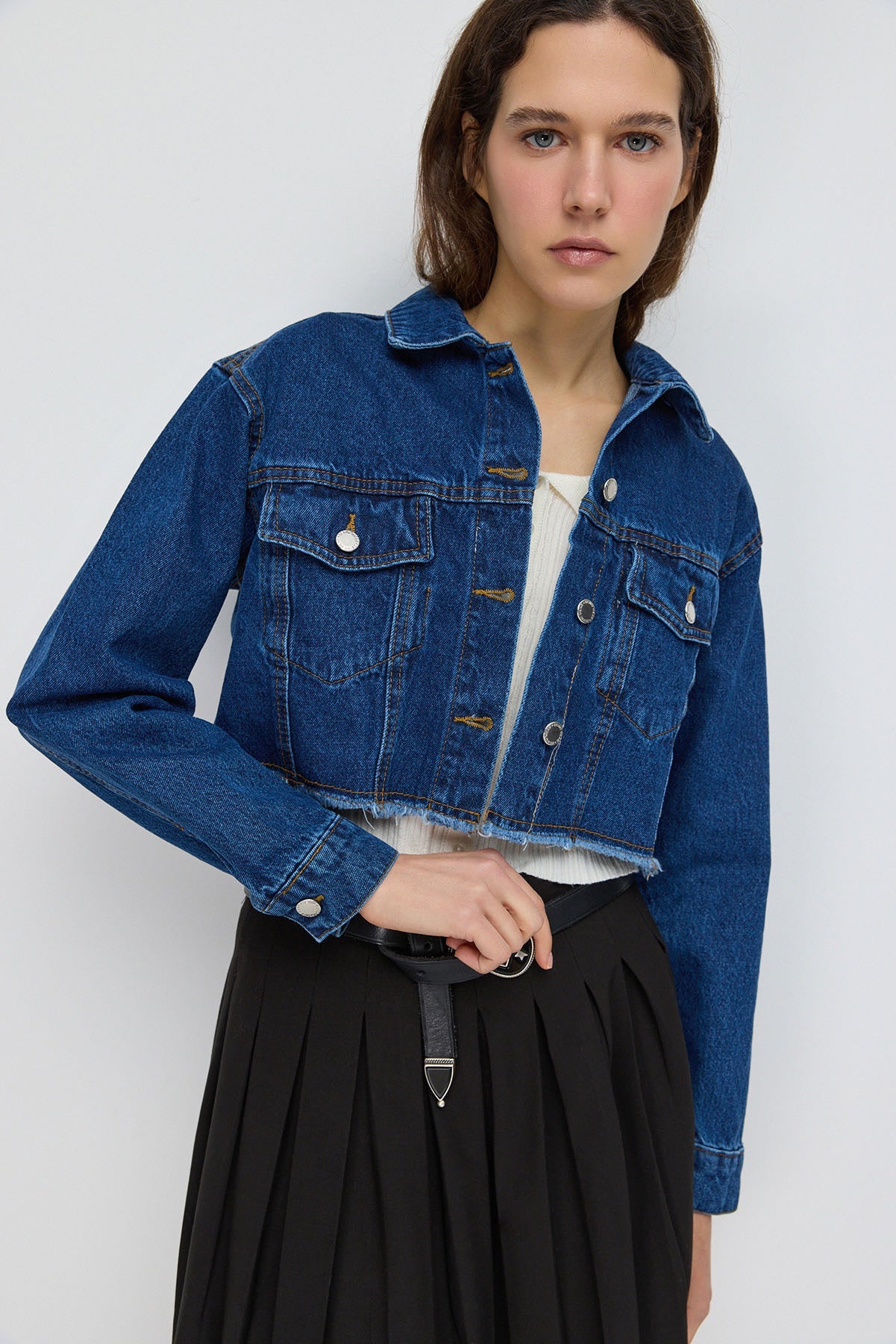 Kurze Jeansjacke