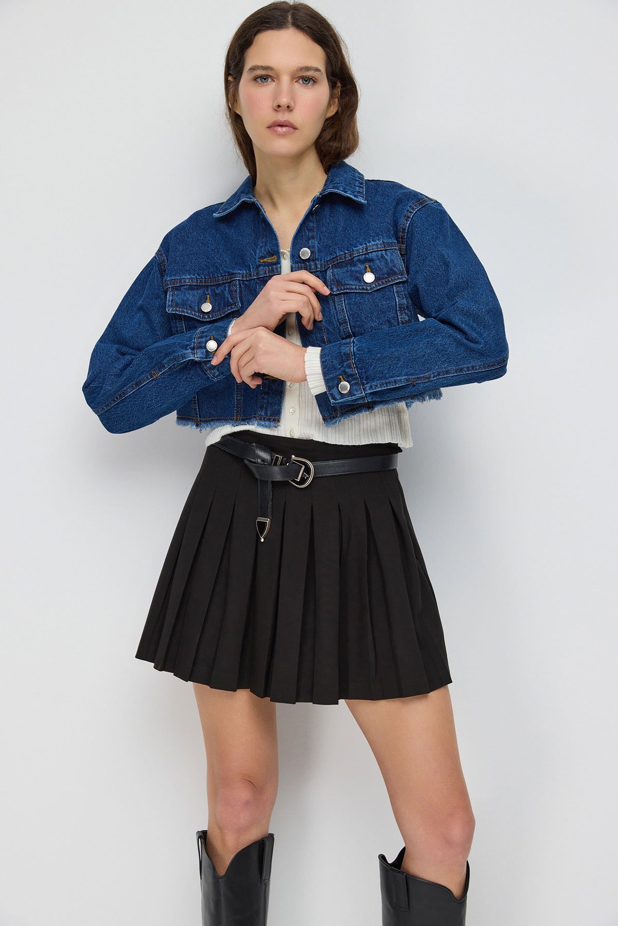 Kurze Jeansjacke