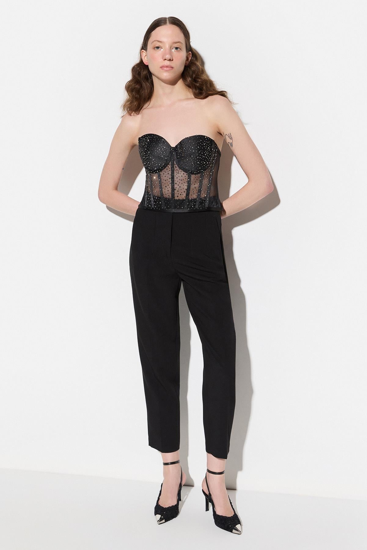 Crop-Corset-Bustier