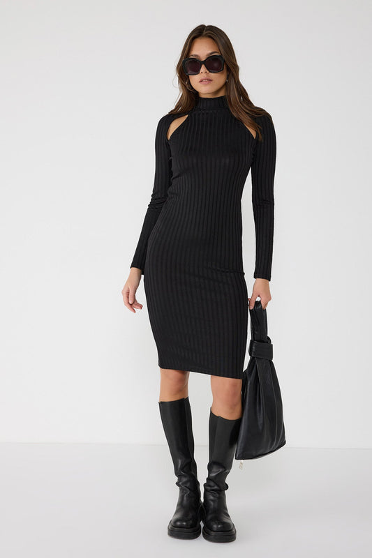 Midi-Länge Kleid