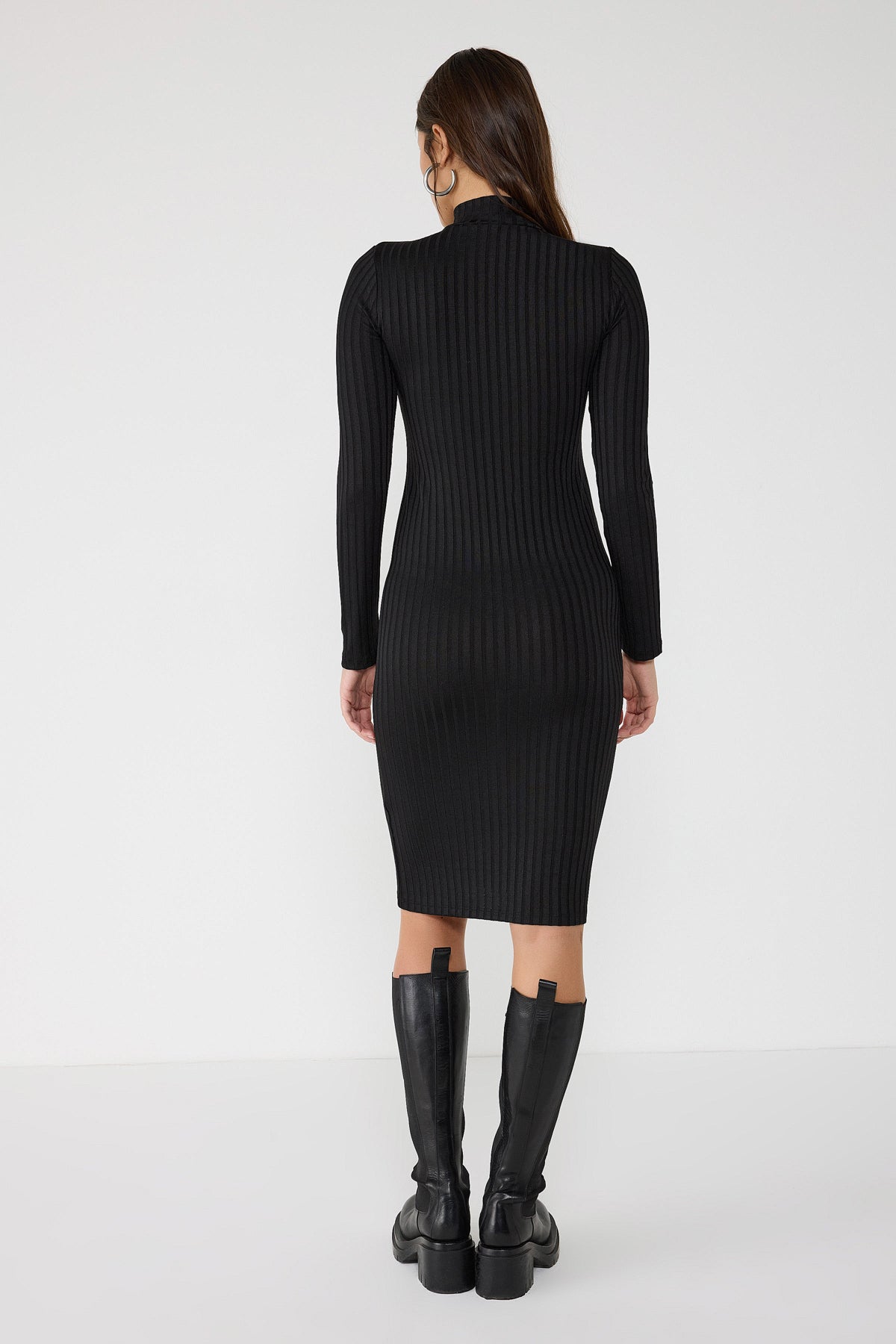 Midi-Länge Kleid
