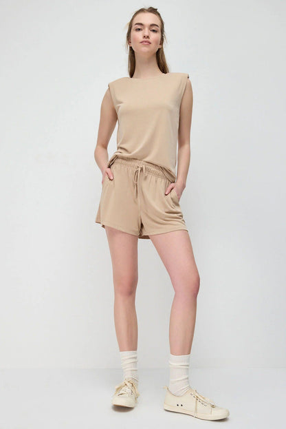 Shorts mit elastischem Bund