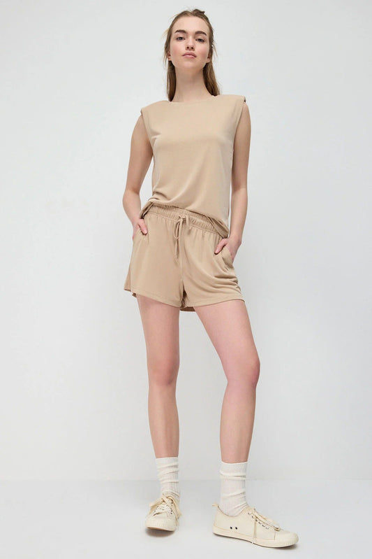 Shorts mit elastischem Bund