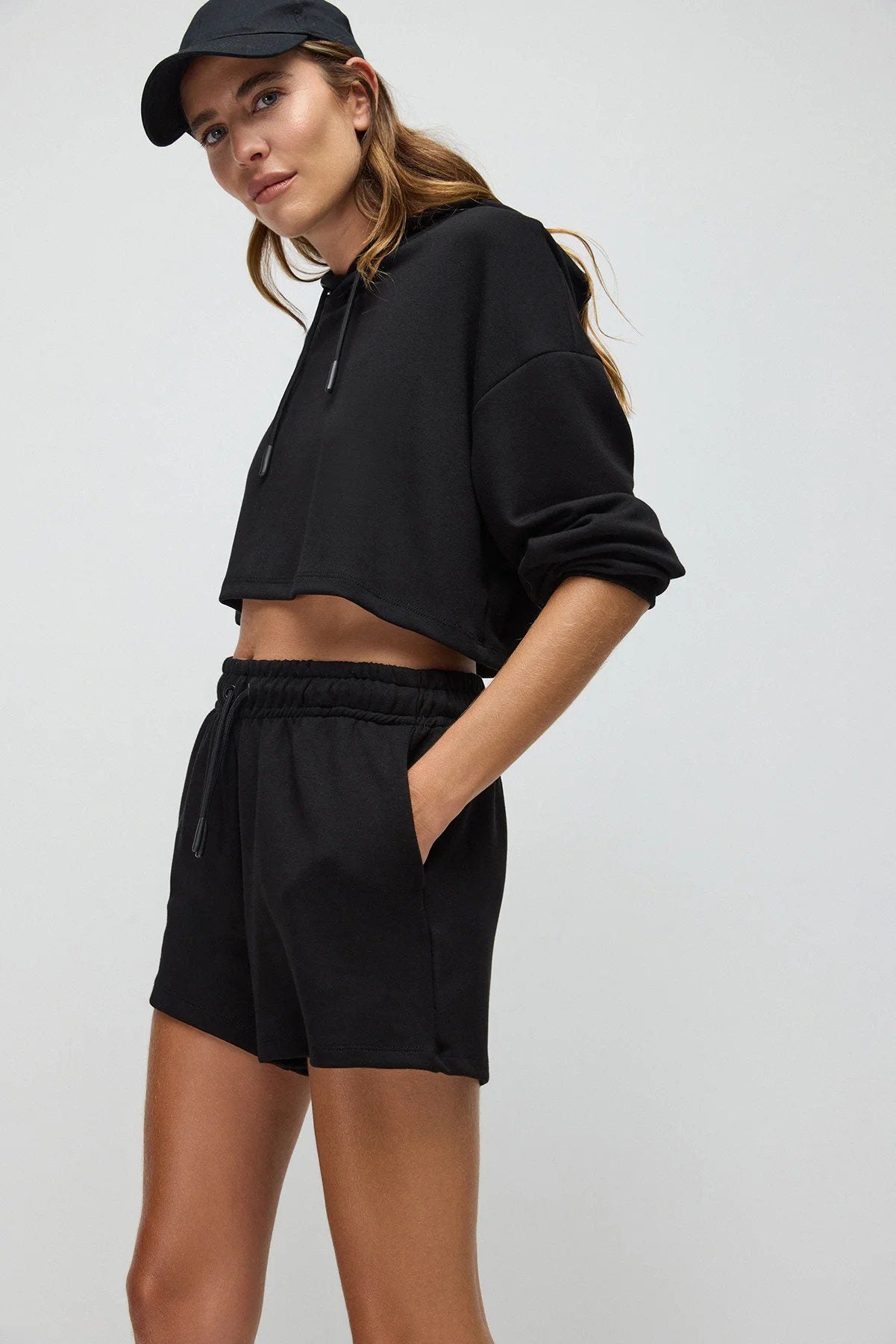 Shorts mit elastischem Bund