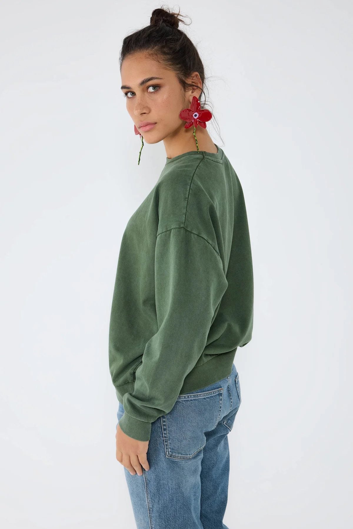 Sweatshirt mit Rundhalsausschnitt