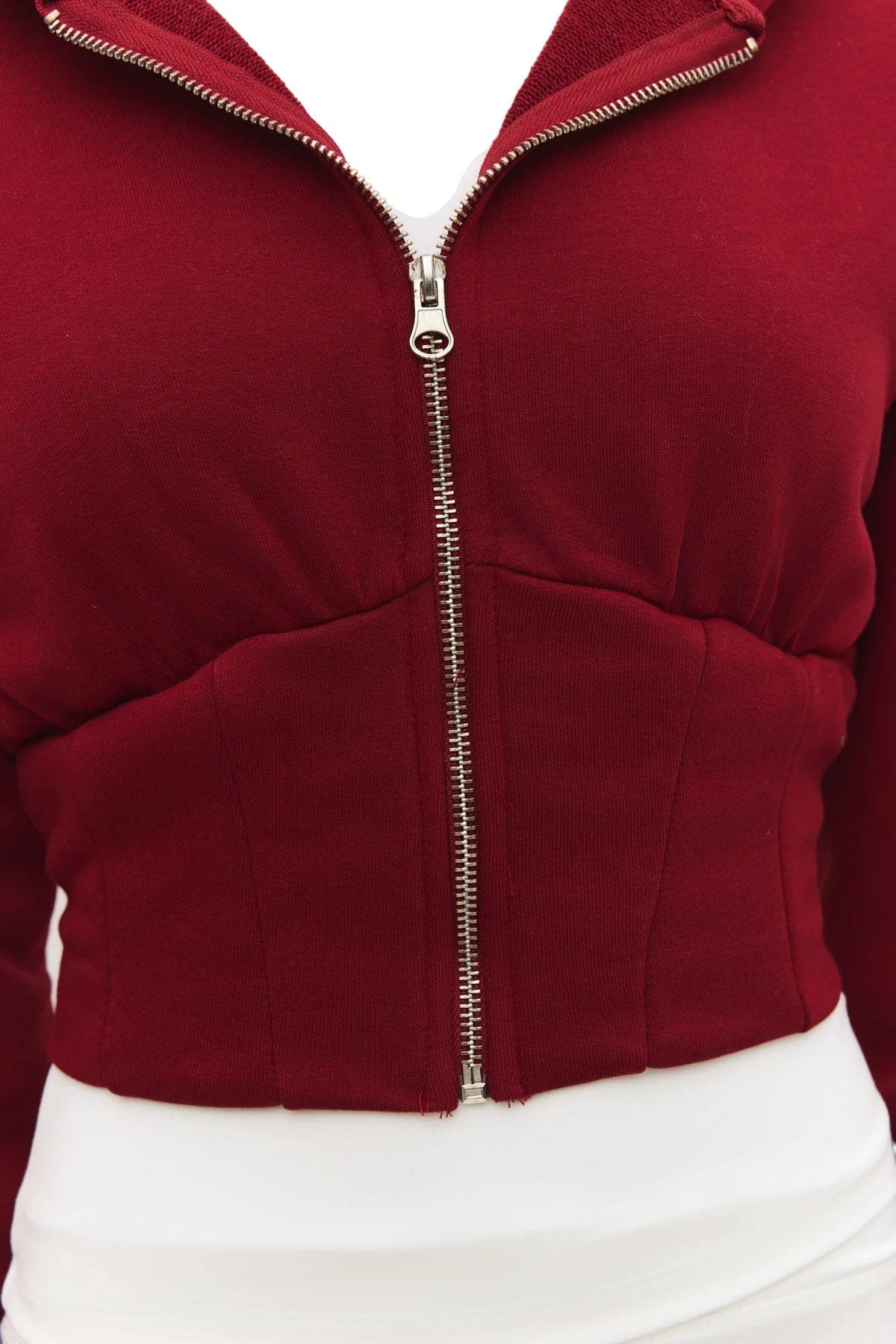 Strickjacke mit Reißverschluss