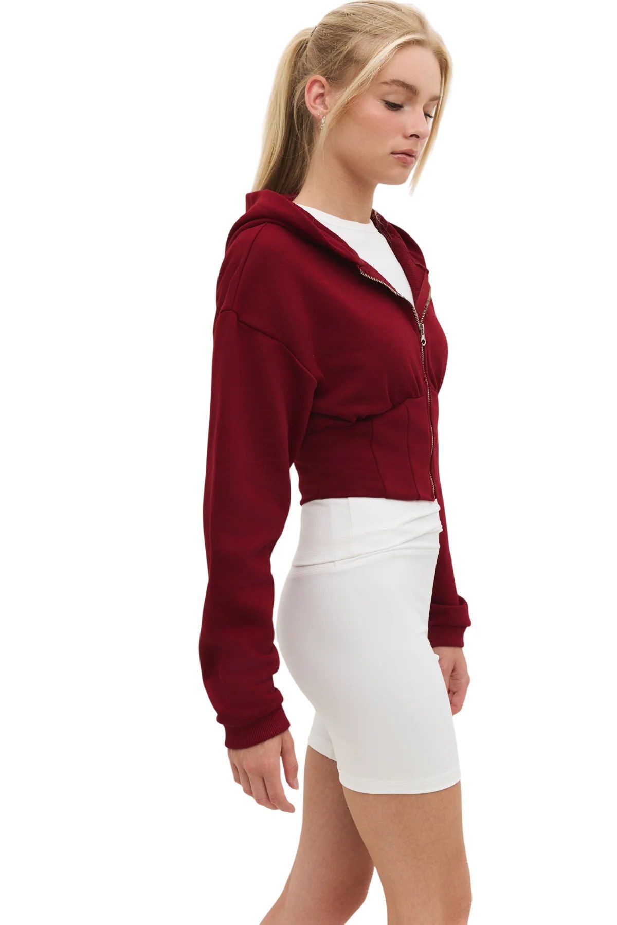 Strickjacke mit Reißverschluss
