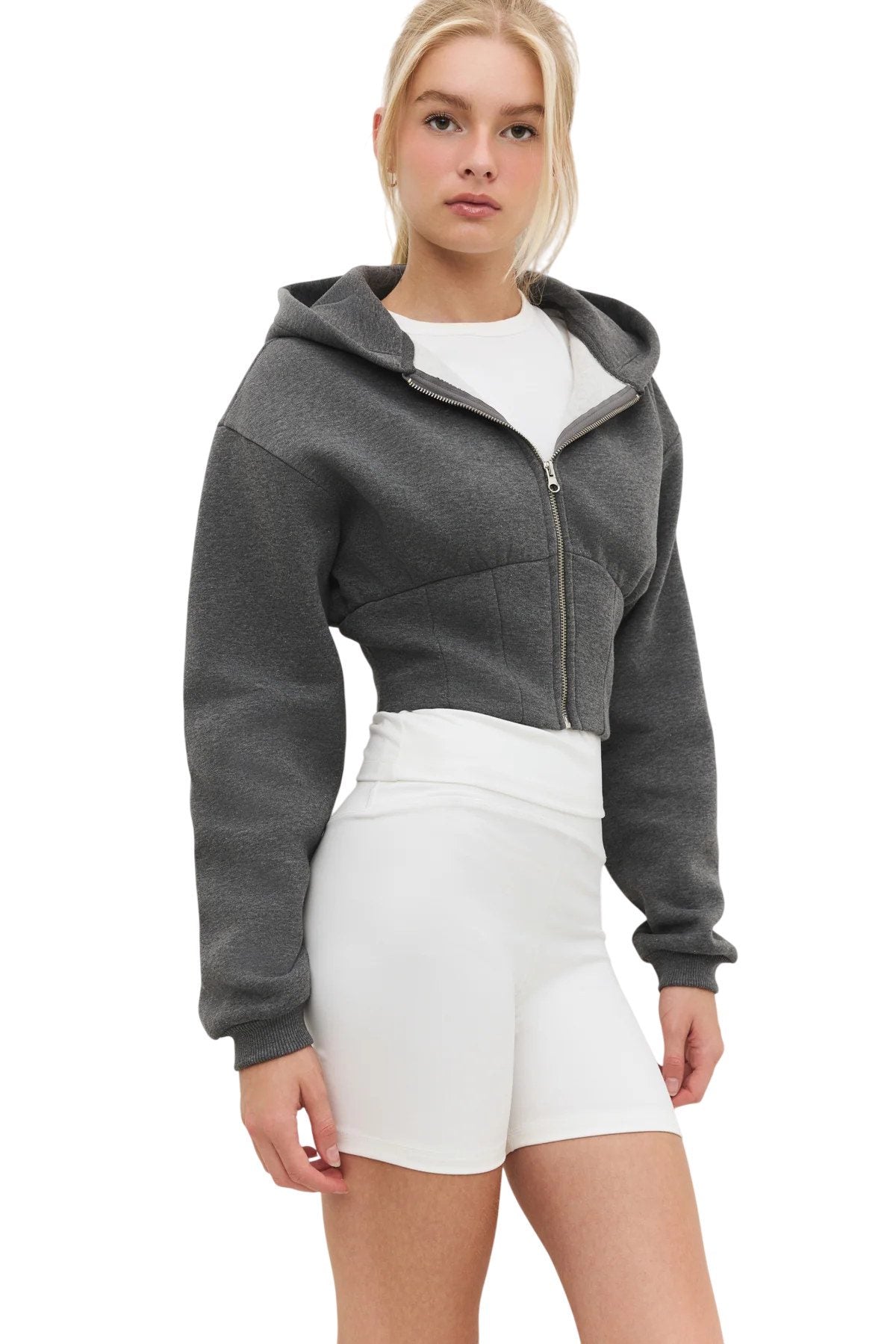 Strickjacke mit Reißverschluss