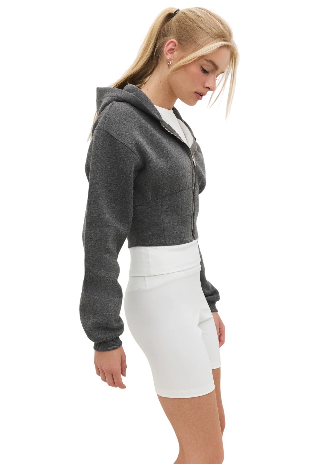Strickjacke mit Reißverschluss