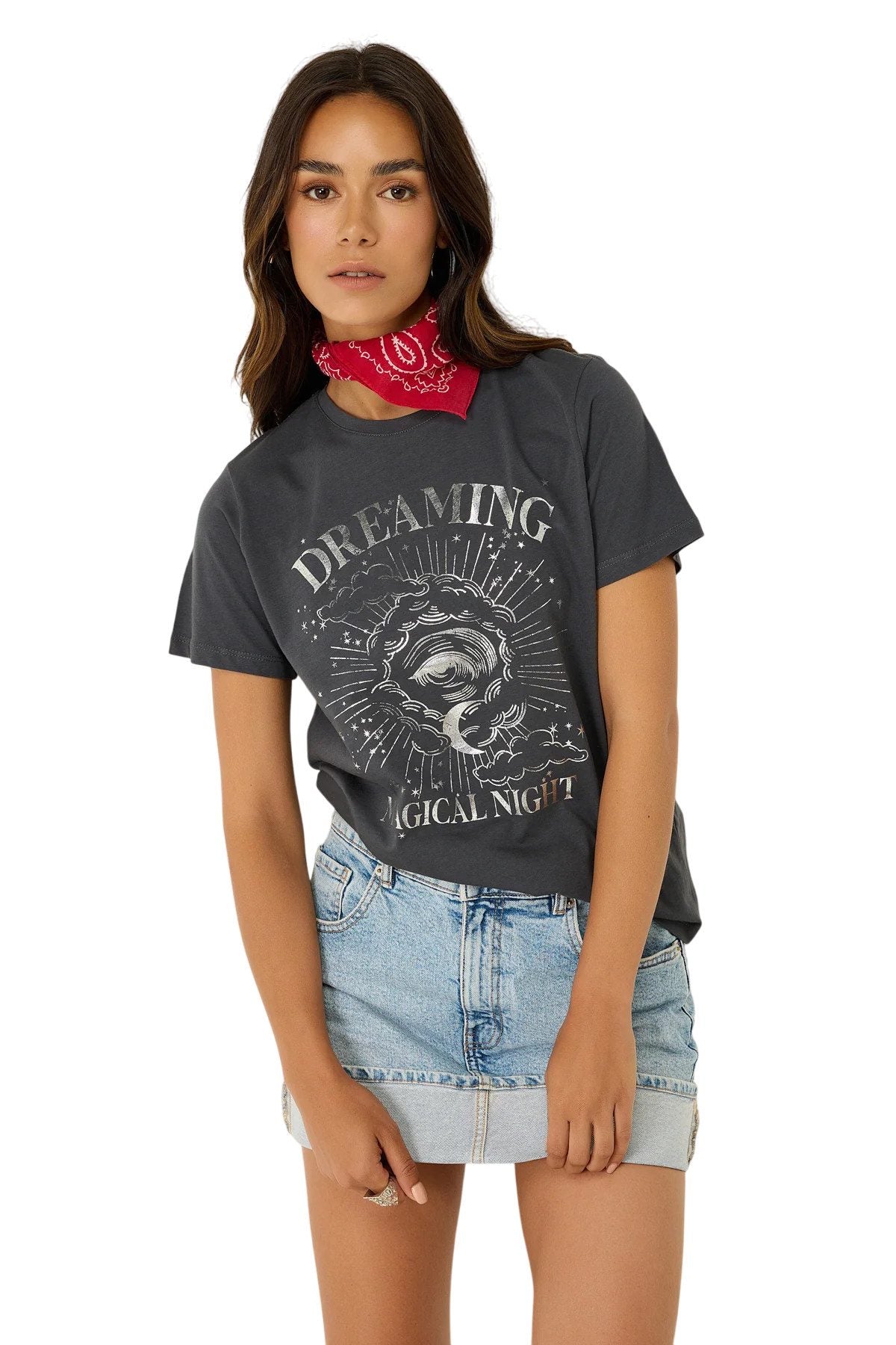 Kurzärmeliges bedrucktes T-Shirt