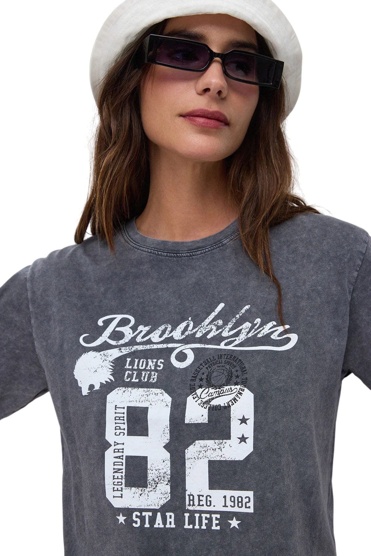Bedrucktes Kurzarm-T-Shirt