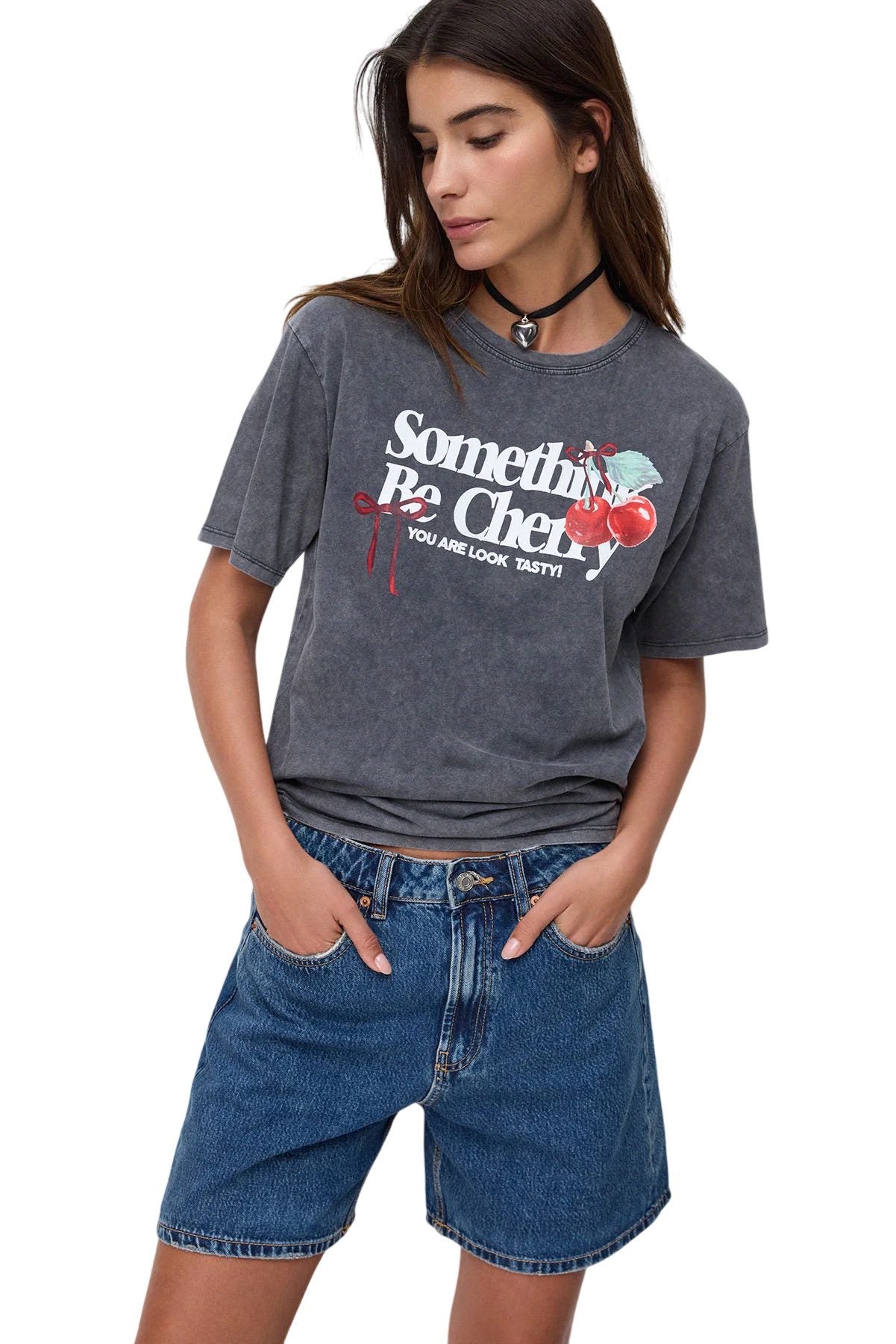 Bedrucktes Kurzarm-T-Shirt