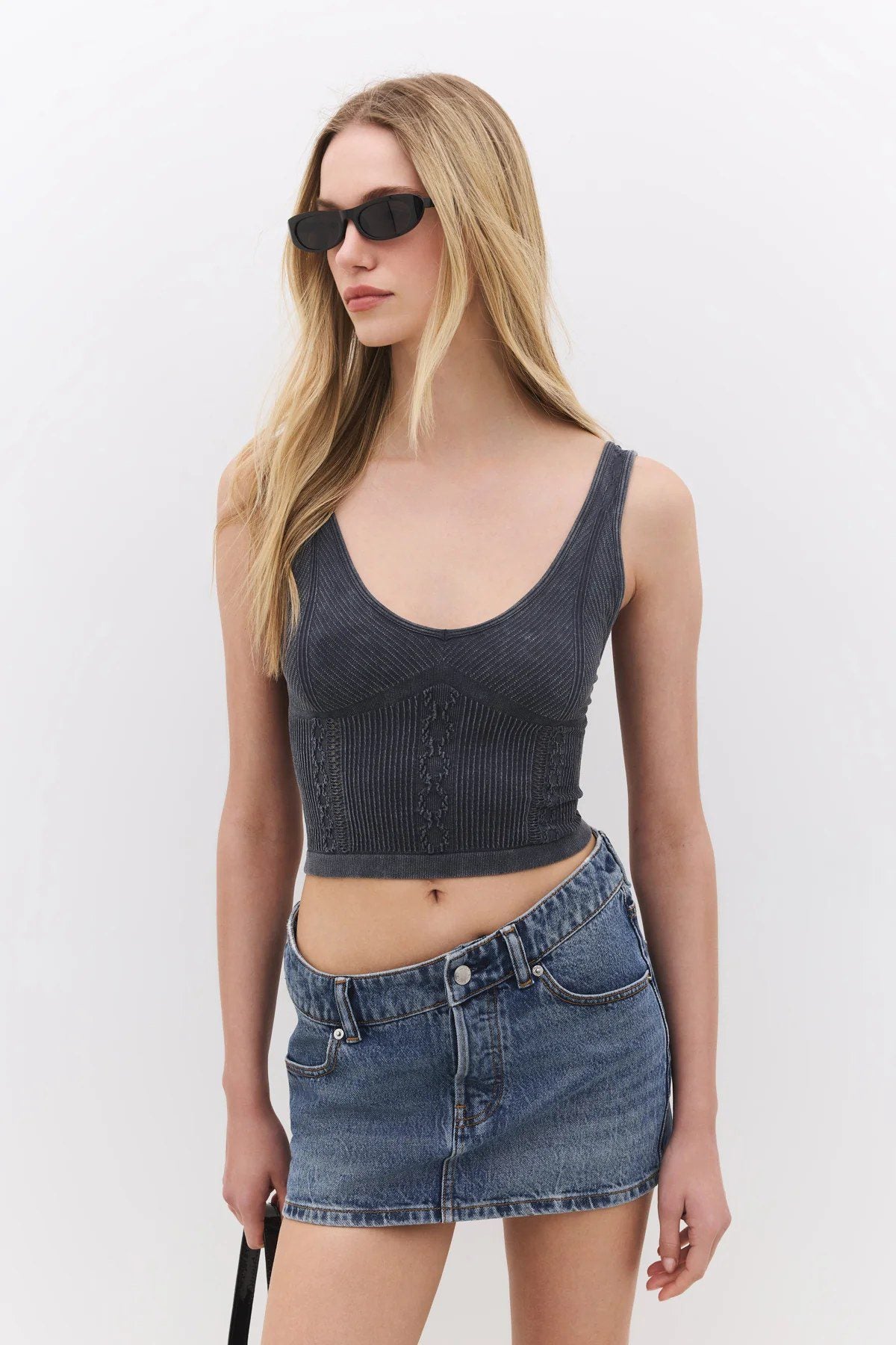 ärmellose Bluse