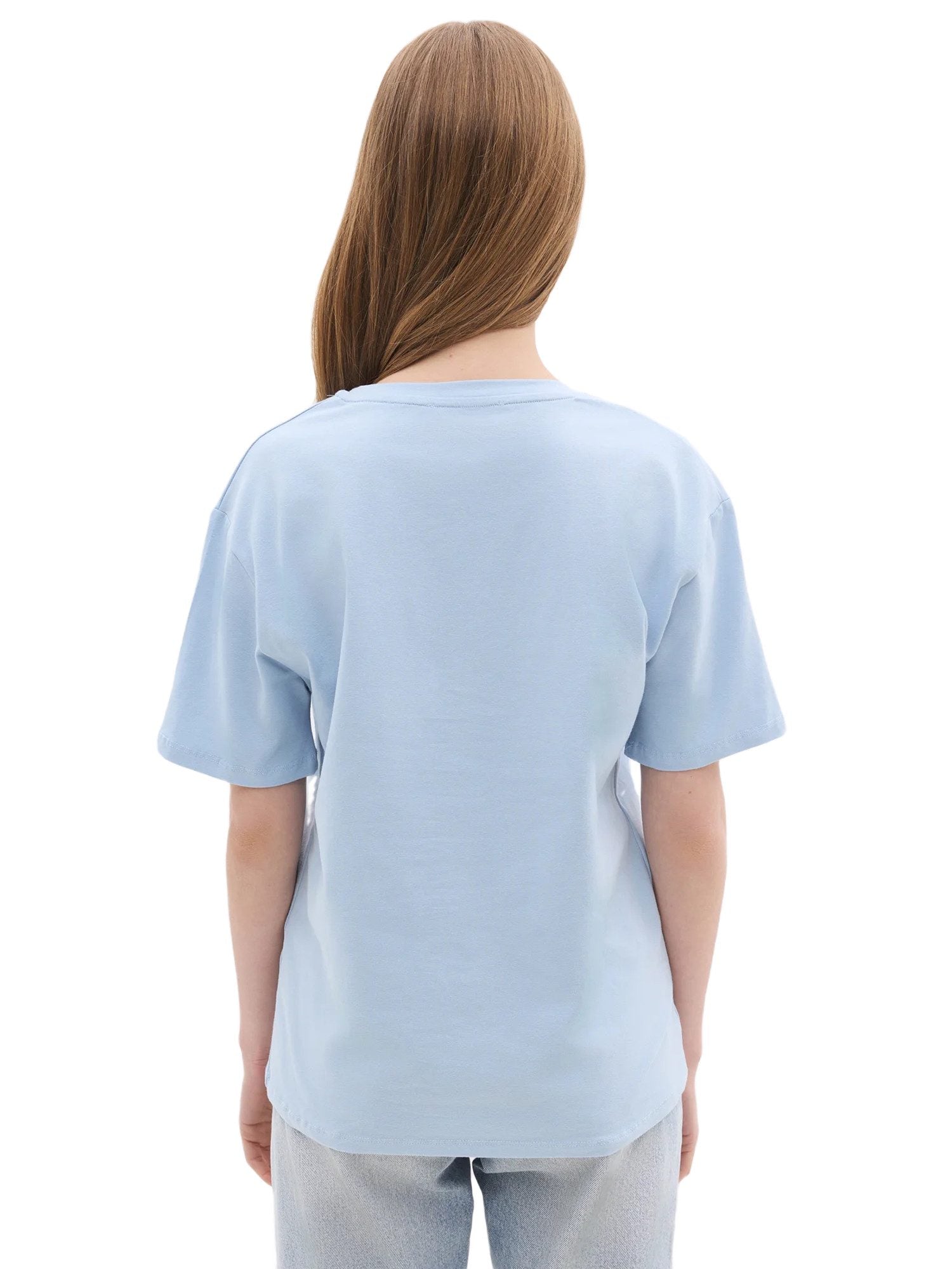 Kurzarm-T-Shirt mit V-Ausschnitt