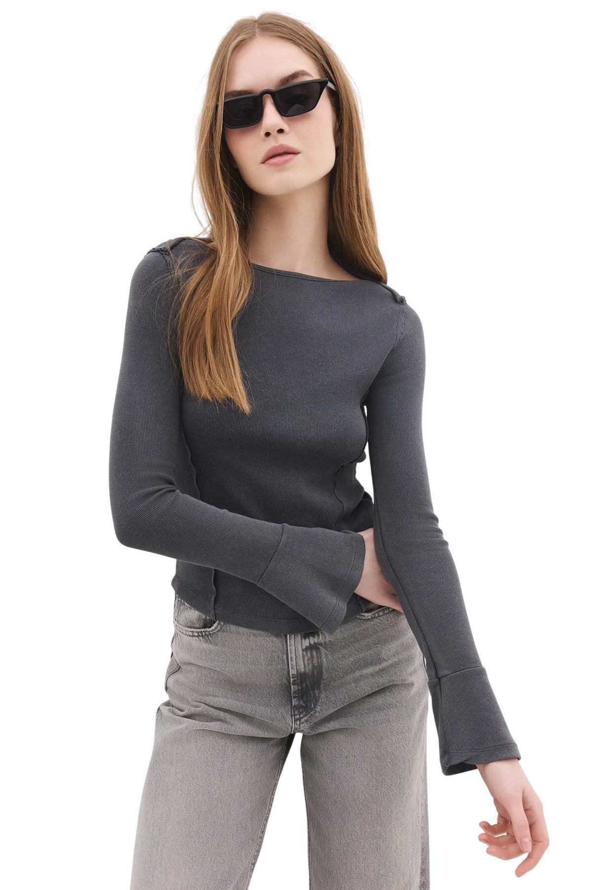 Langärmelige Bluse