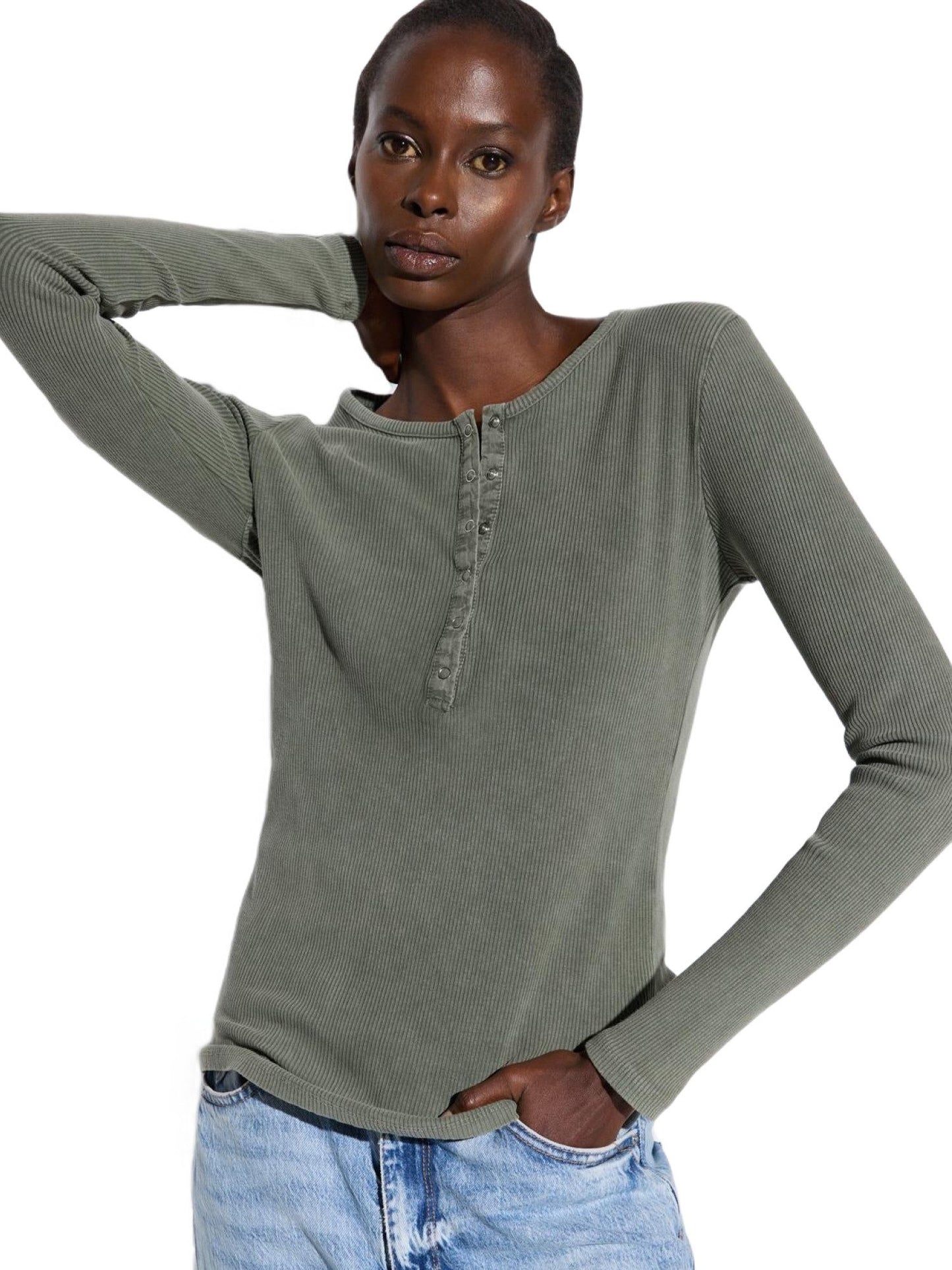 Langärmelige Bluse