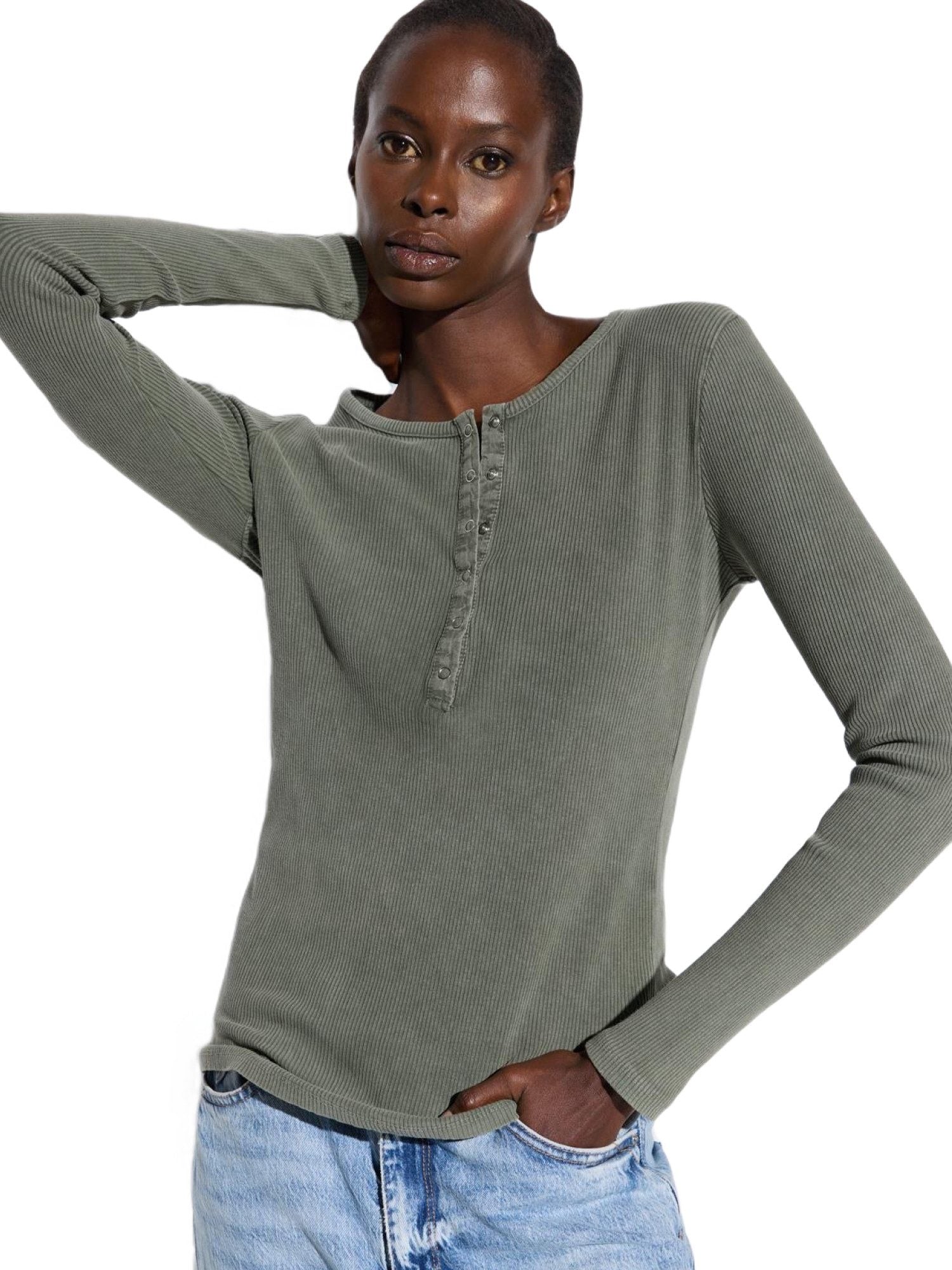 Langärmelige Bluse