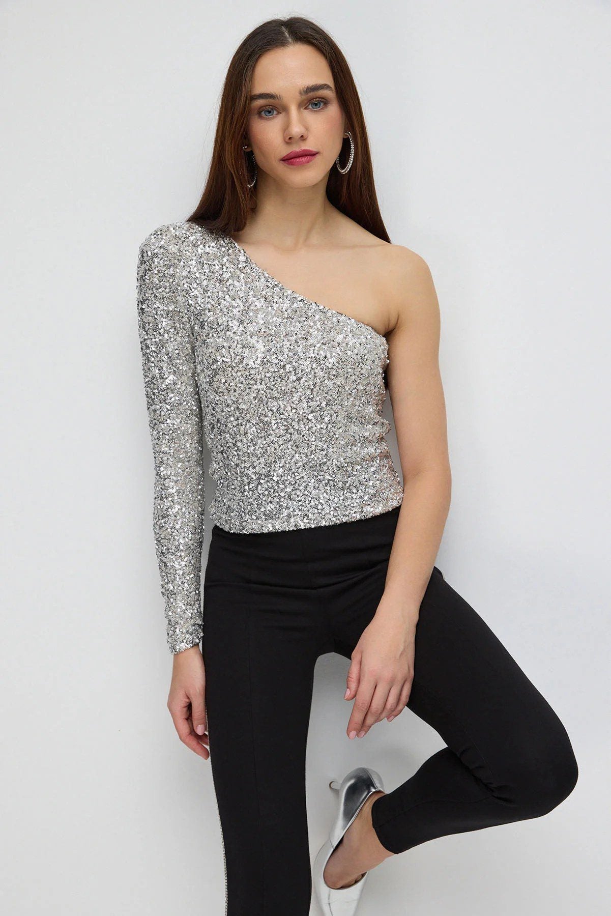 Einärmelige Bluse