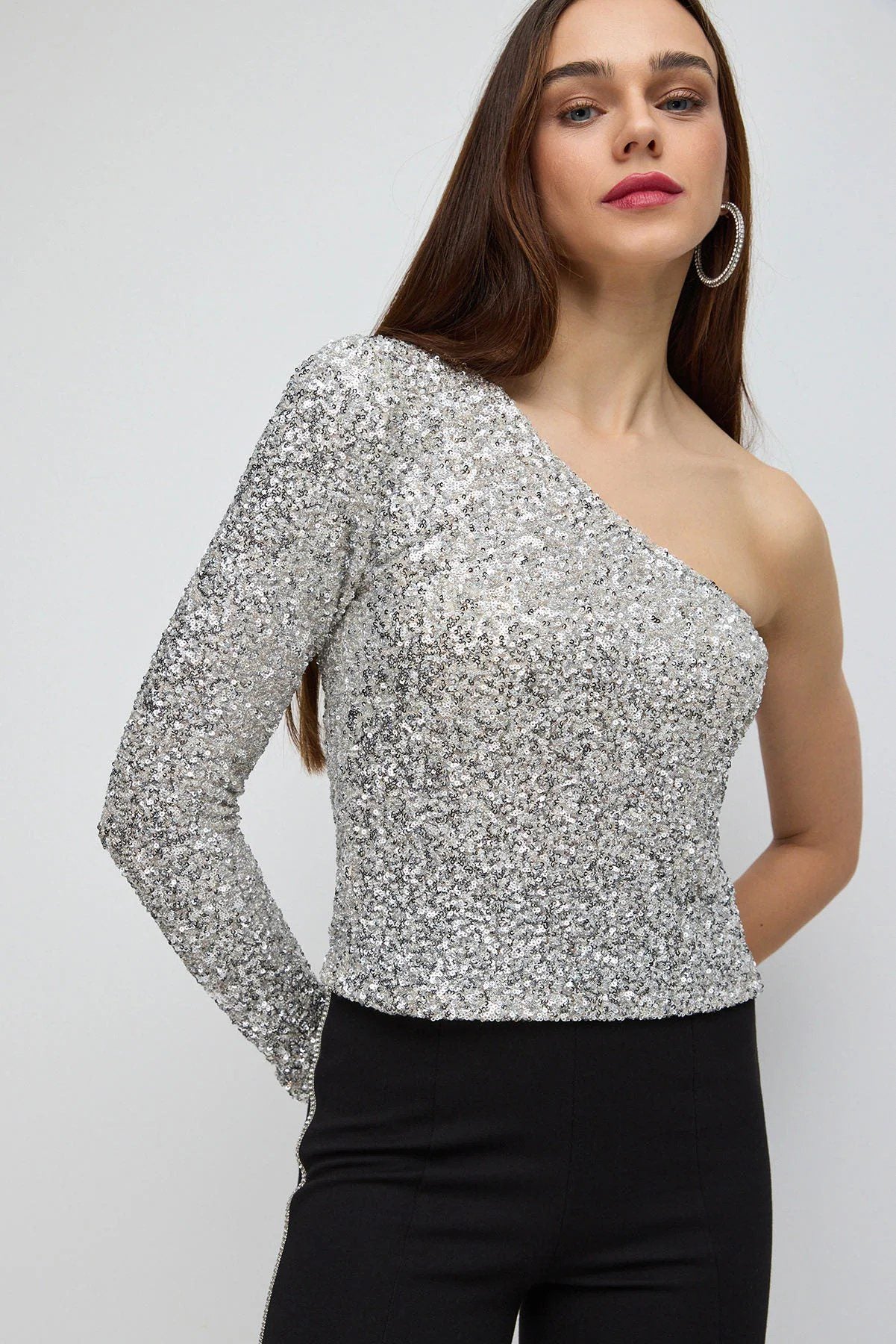 Einärmelige Bluse