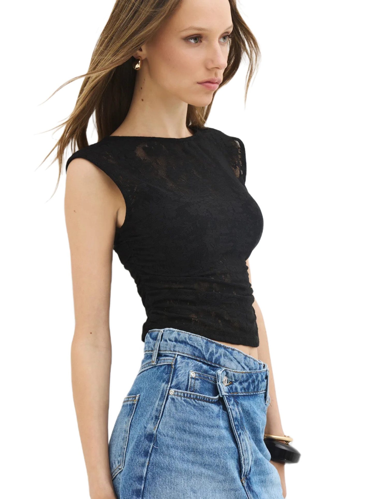 ärmellose Bluse