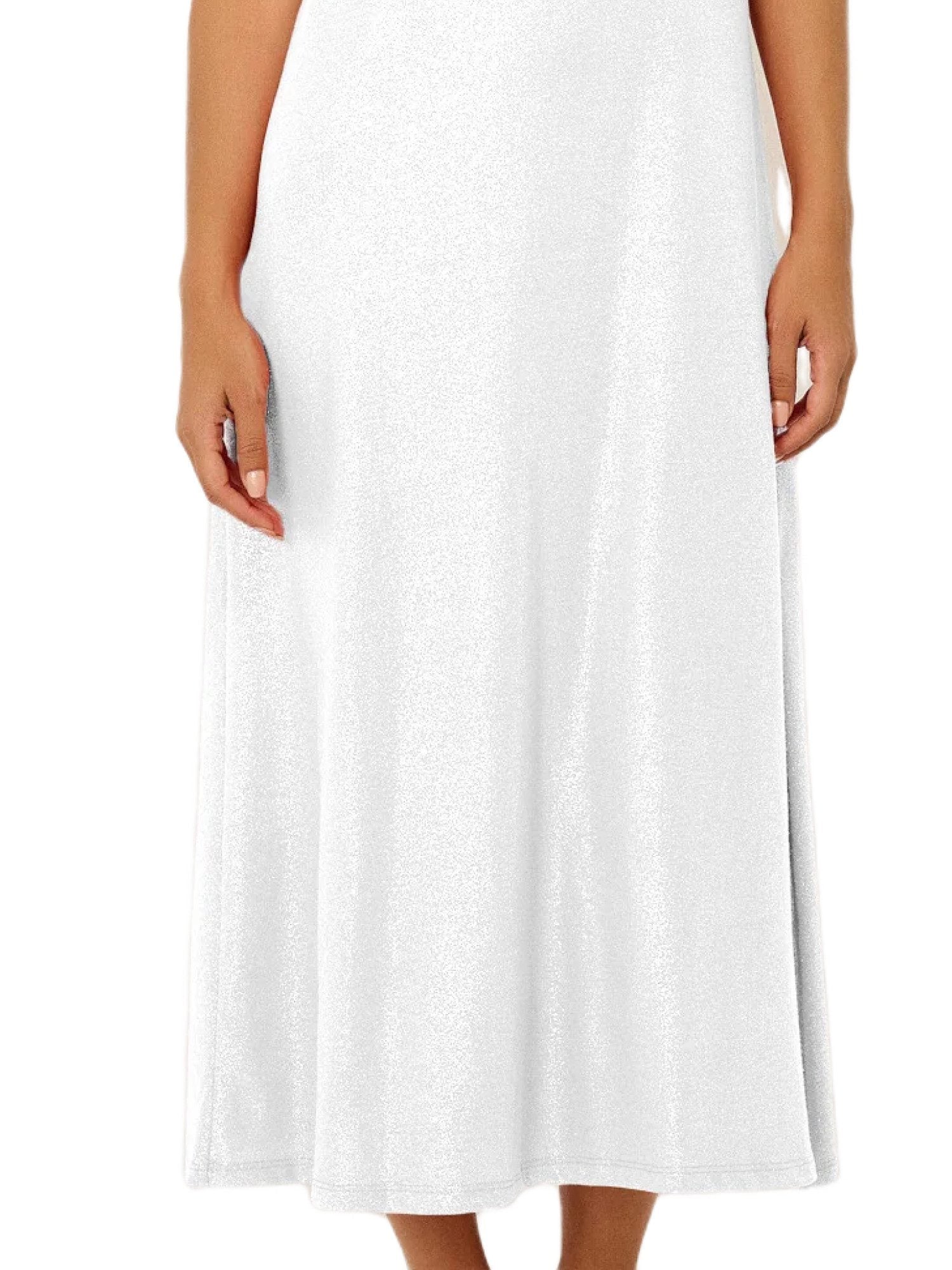 Ärmelloses Kleid mit Schlitz