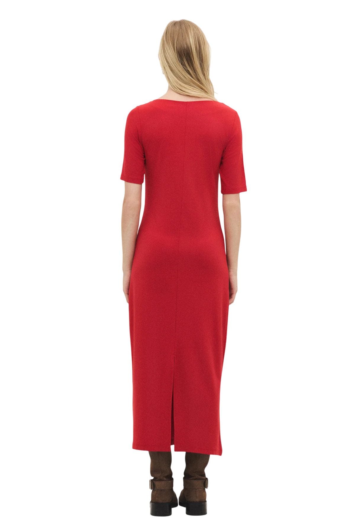 Maxikleid mit kurzen Ärmeln