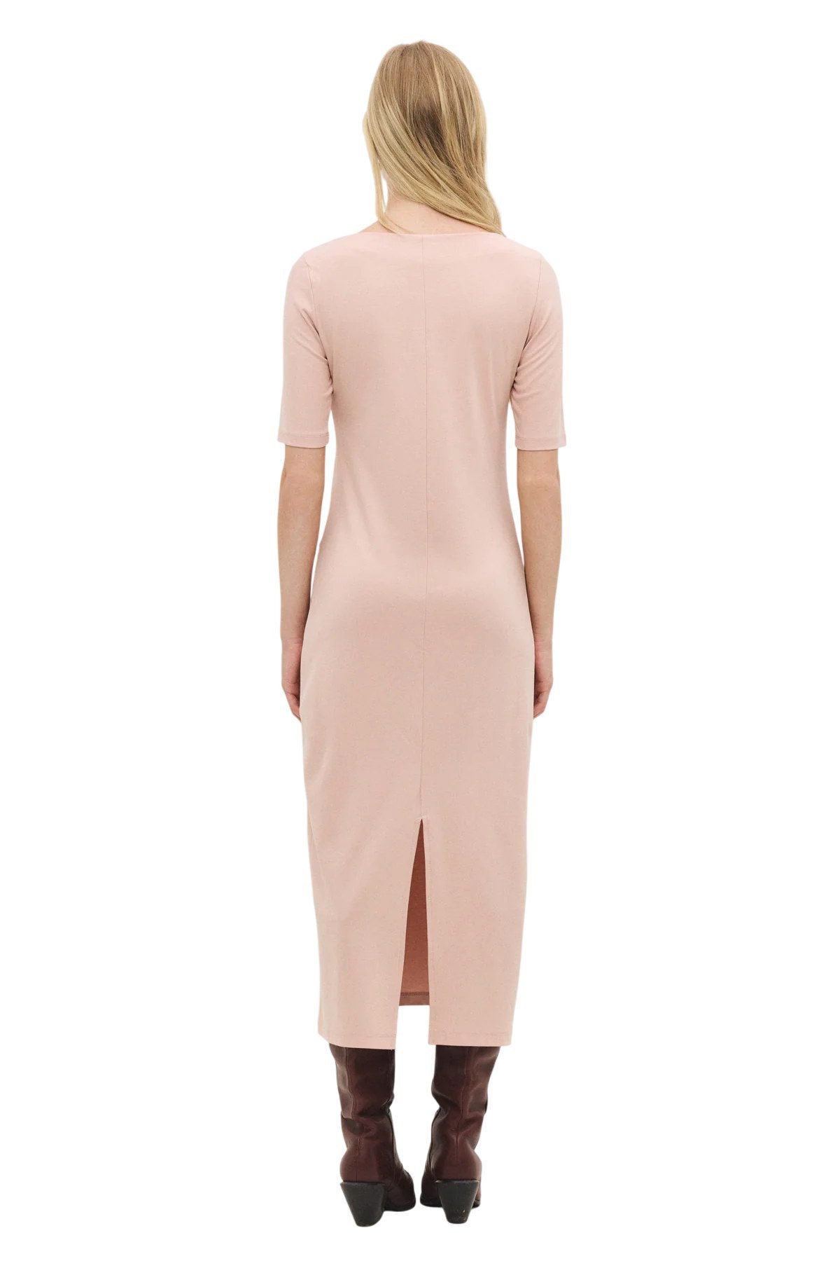 Maxikleid mit kurzen Ärmeln