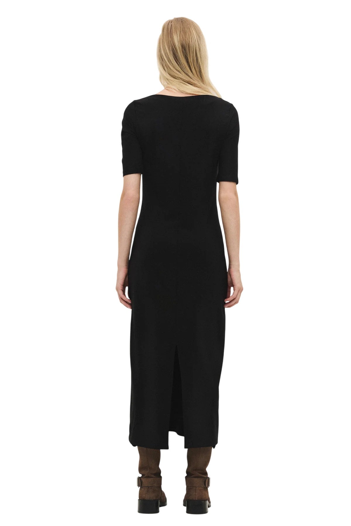 Maxikleid mit kurzen Ärmeln