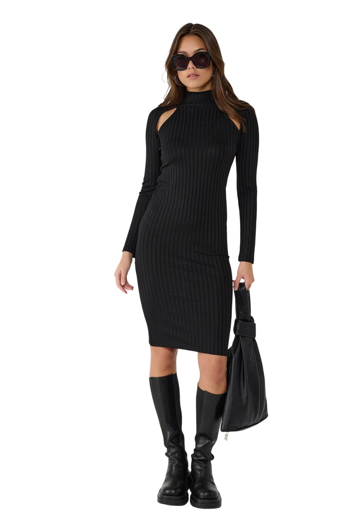 Langärmeliges Kleid