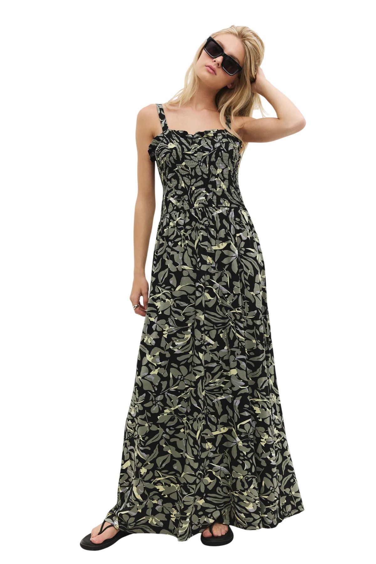 Maxikleid mit Trägern