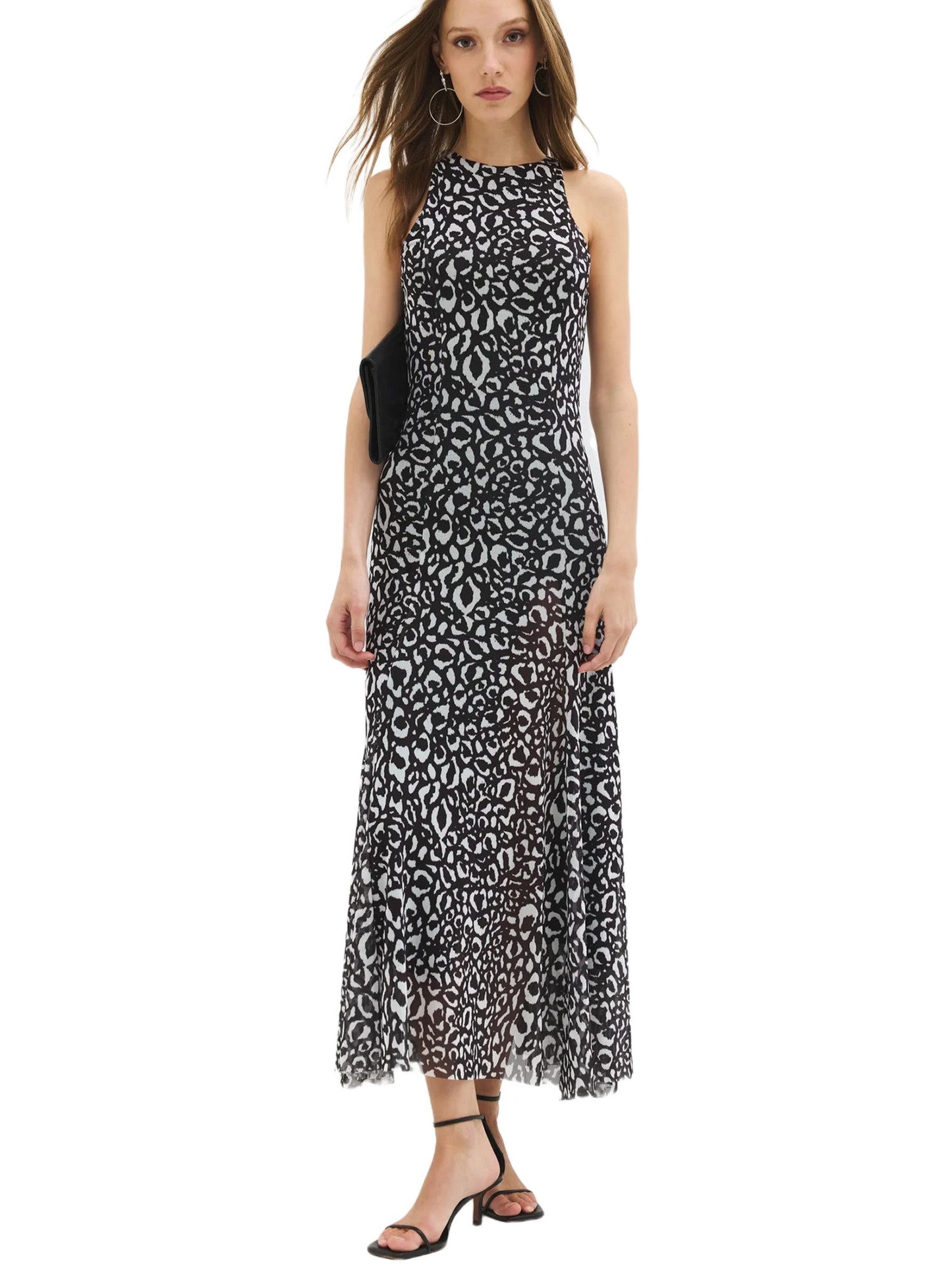 Ärmelloses ausgestelltes Kleid
