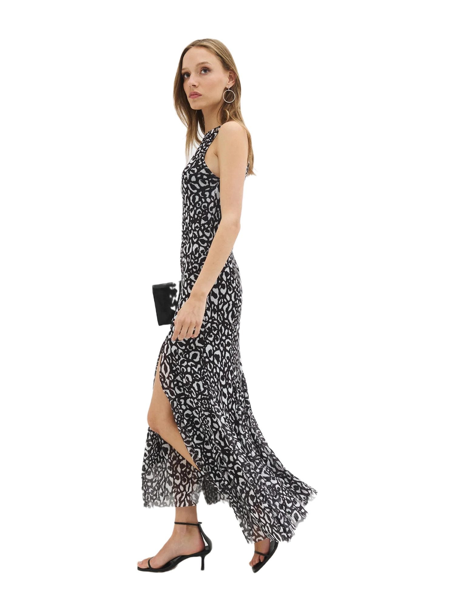 Ärmelloses ausgestelltes Kleid