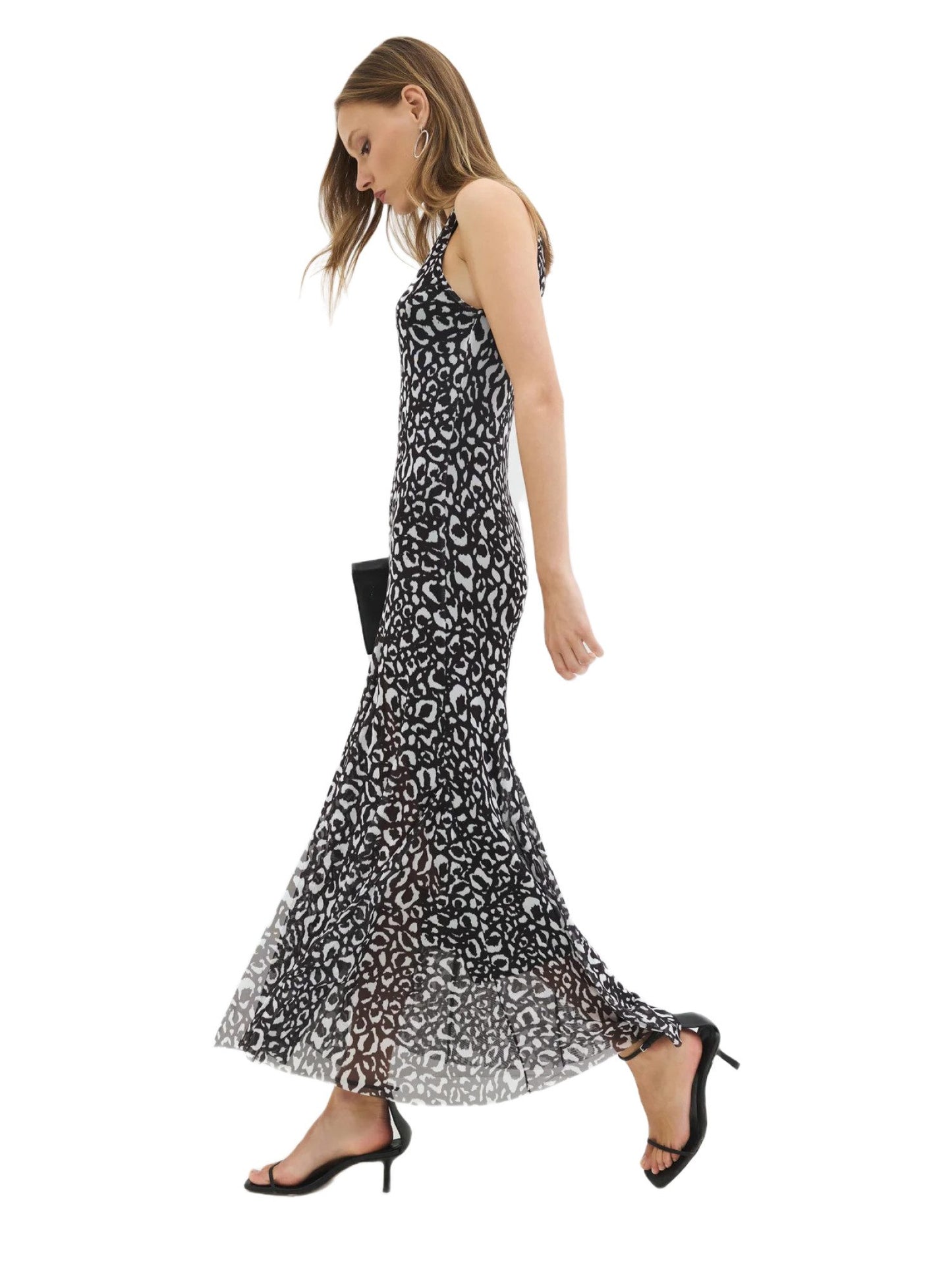 Ärmelloses ausgestelltes Kleid
