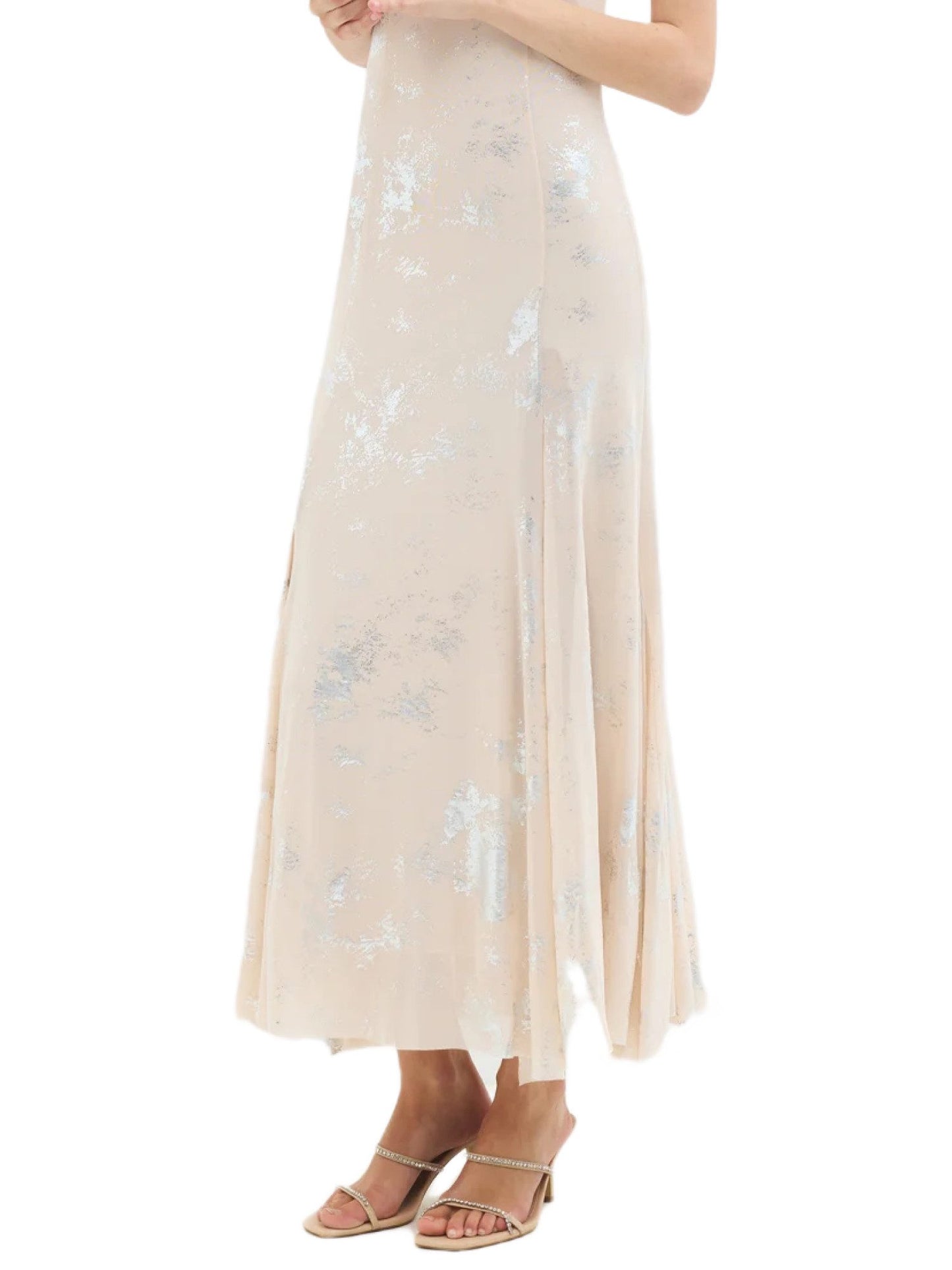 Ärmelloses ausgestelltes Kleid