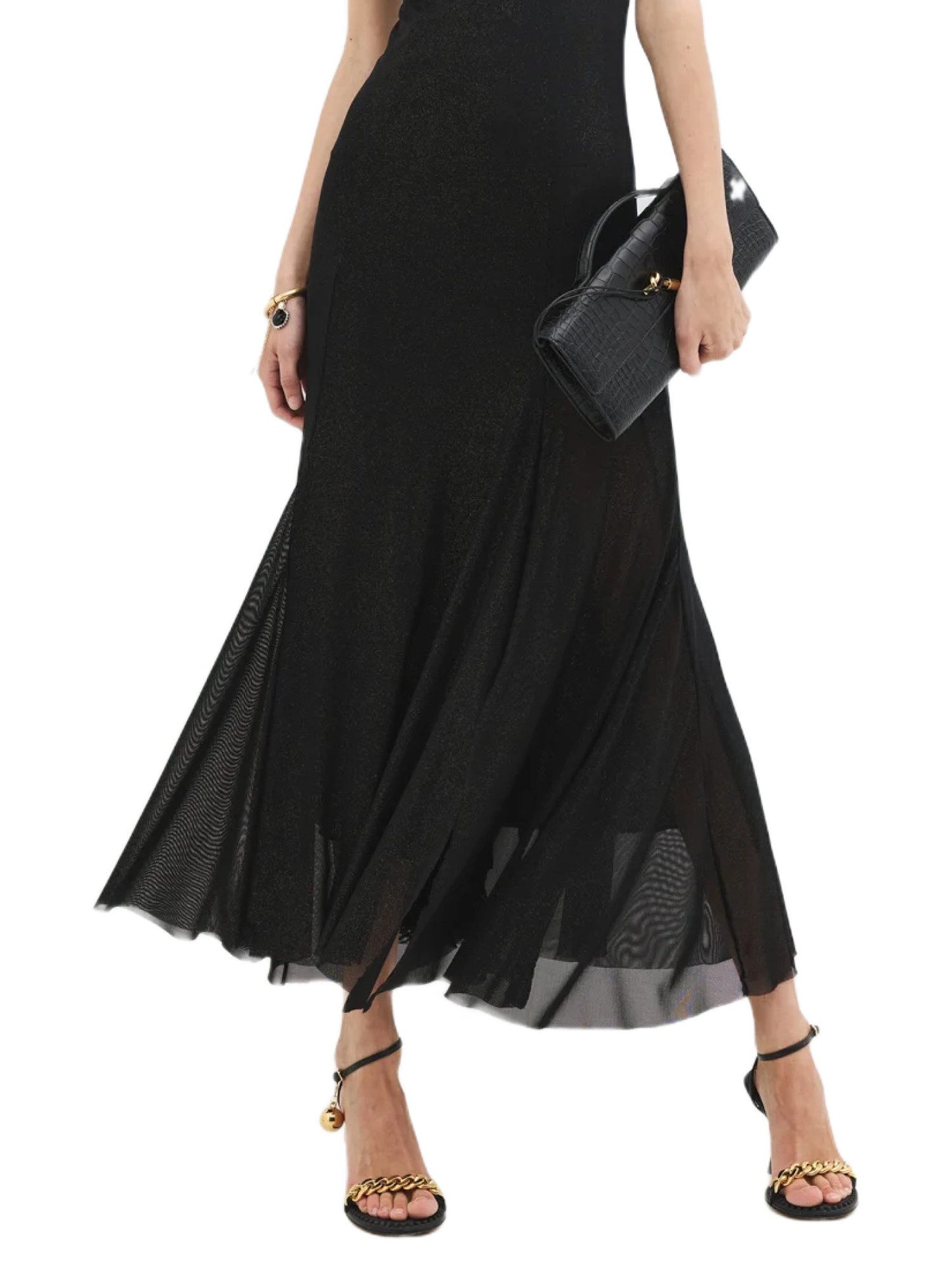 Ärmelloses ausgestelltes Kleid