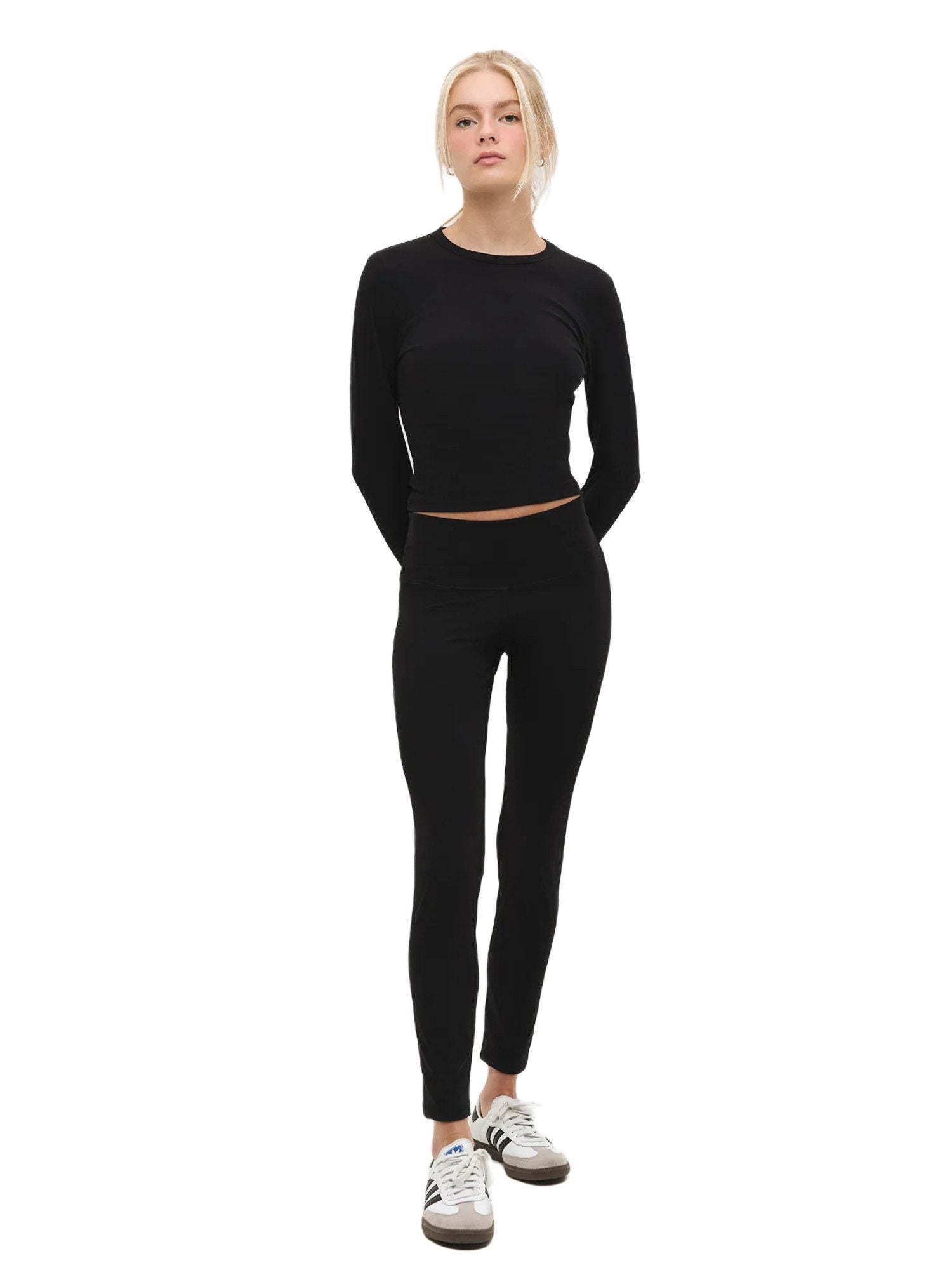 Sportleggings mit normaler Bundhöhe